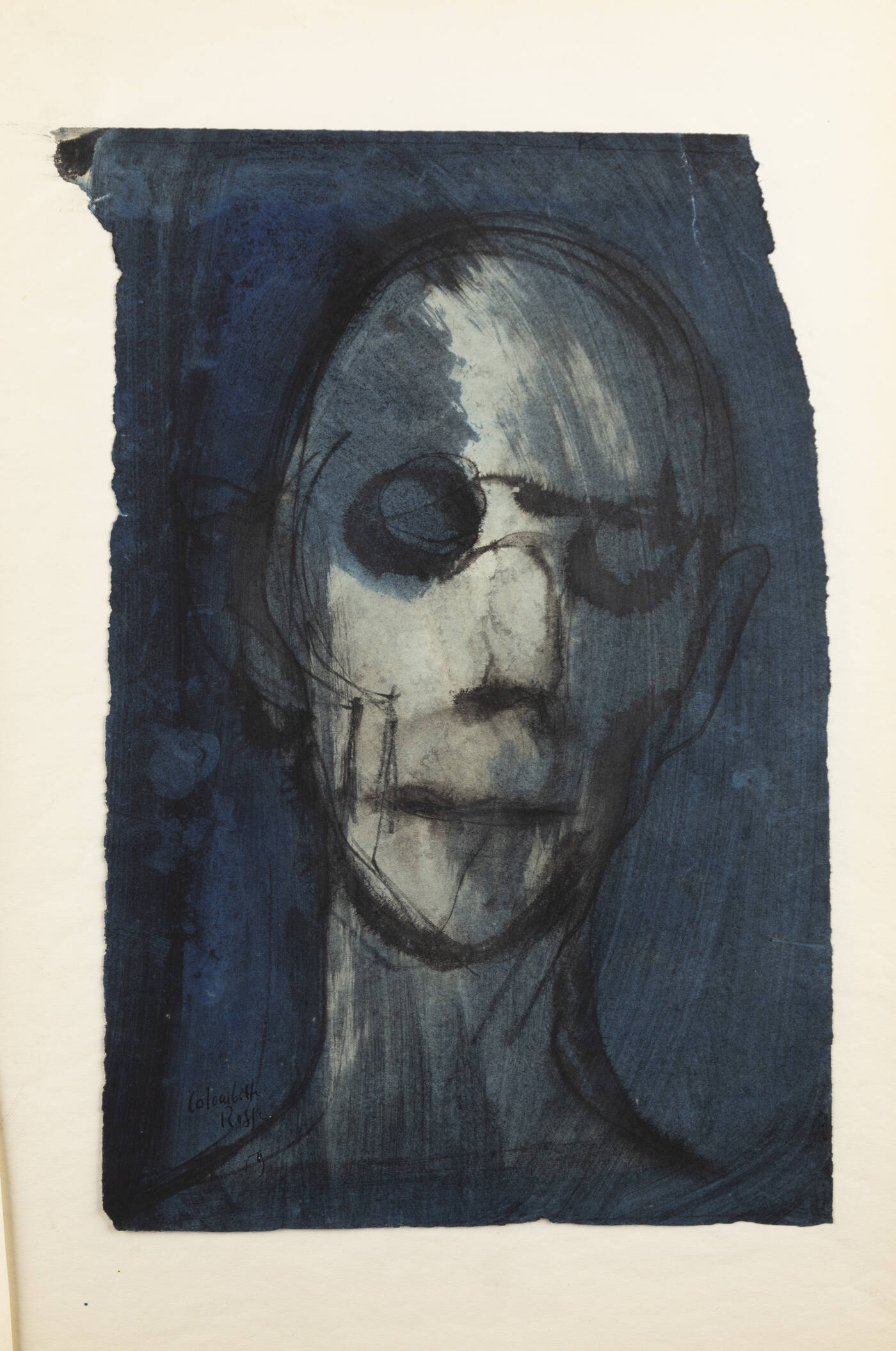 ENRICO COLOMBOTTO ROSSO - 'Volto' 1959