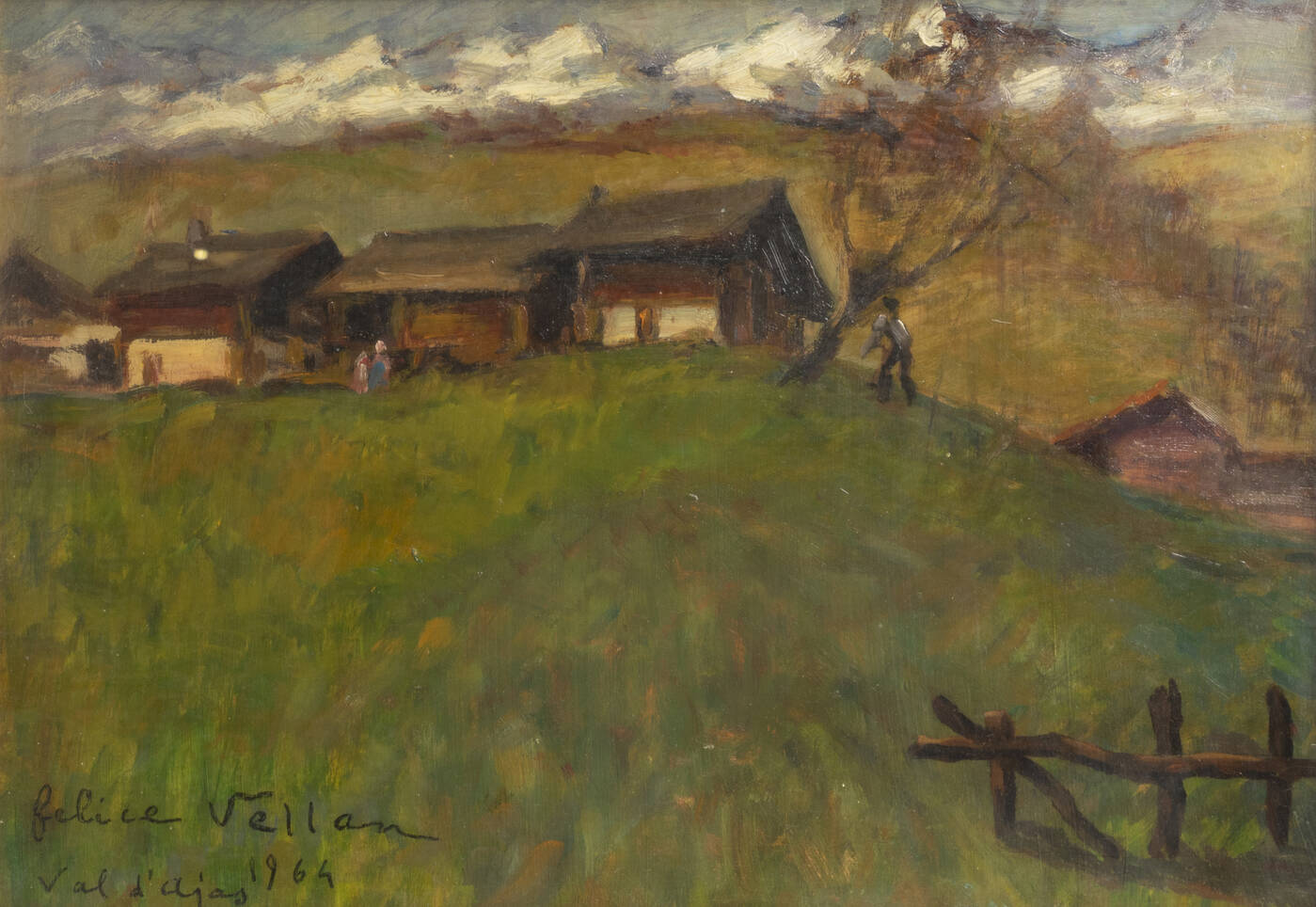 FELICE VELLAN - 'Val d'Ajas' 1964
