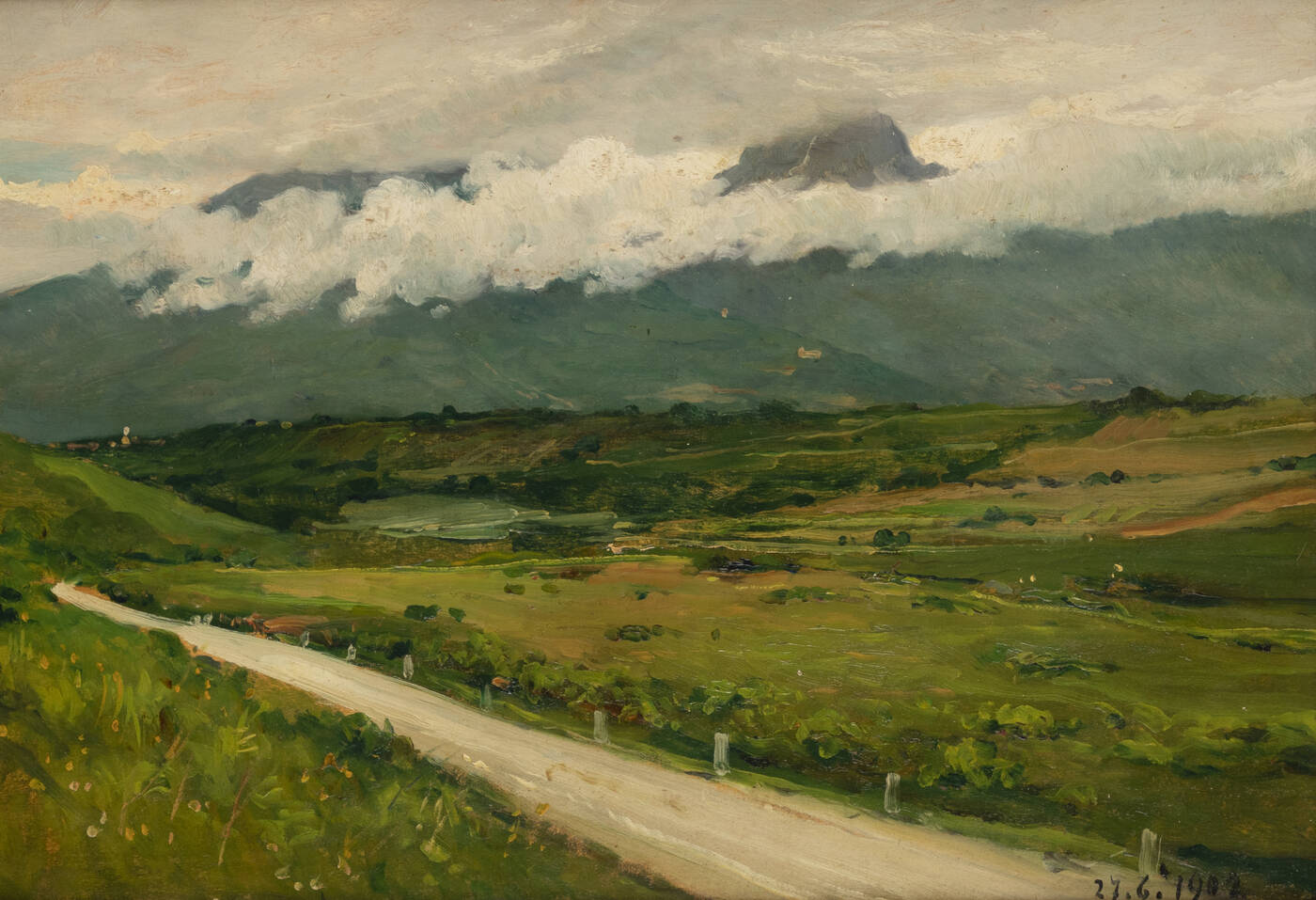 LORENZO DELLEANI - 'Campi a fine giugno'