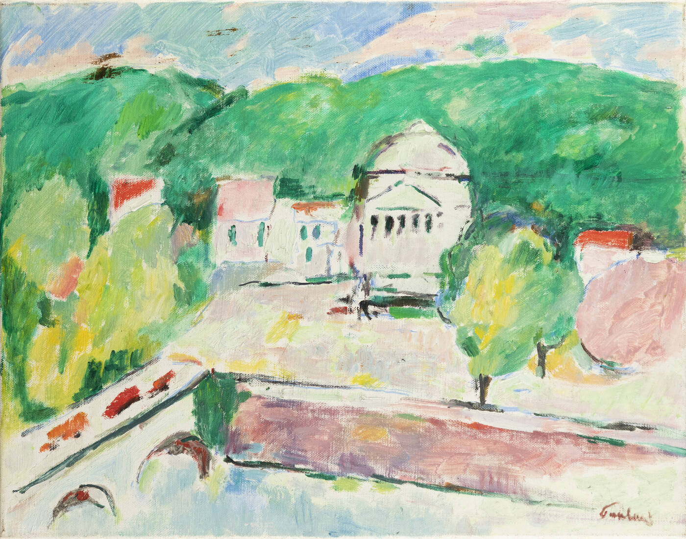 ENRICO PAULUCCI - 'Veduta sulla Gran Madre di Torino'