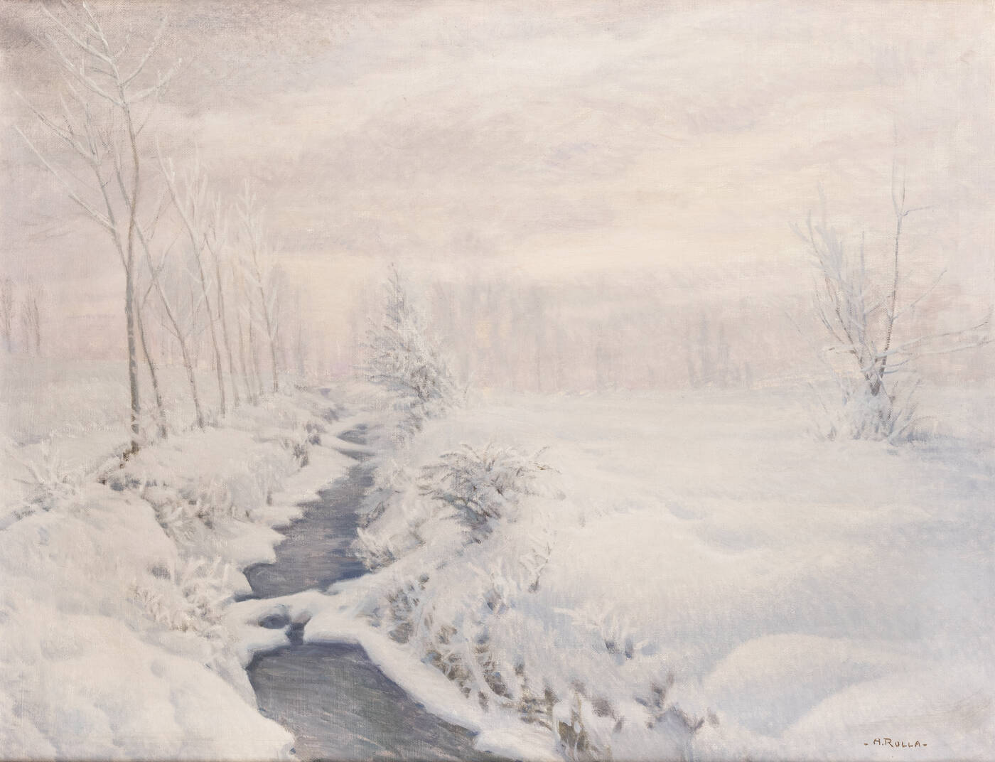 ADOLFO ROLLA - 'Giornata di brina'