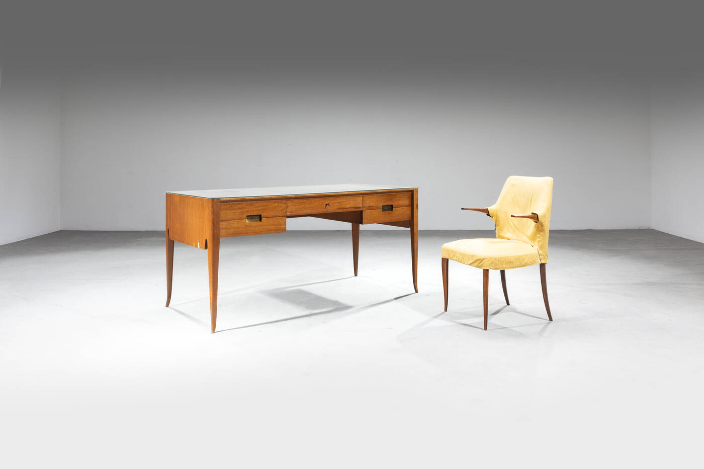 PIER LUIGI COLLI - Scrivania con poltroncina