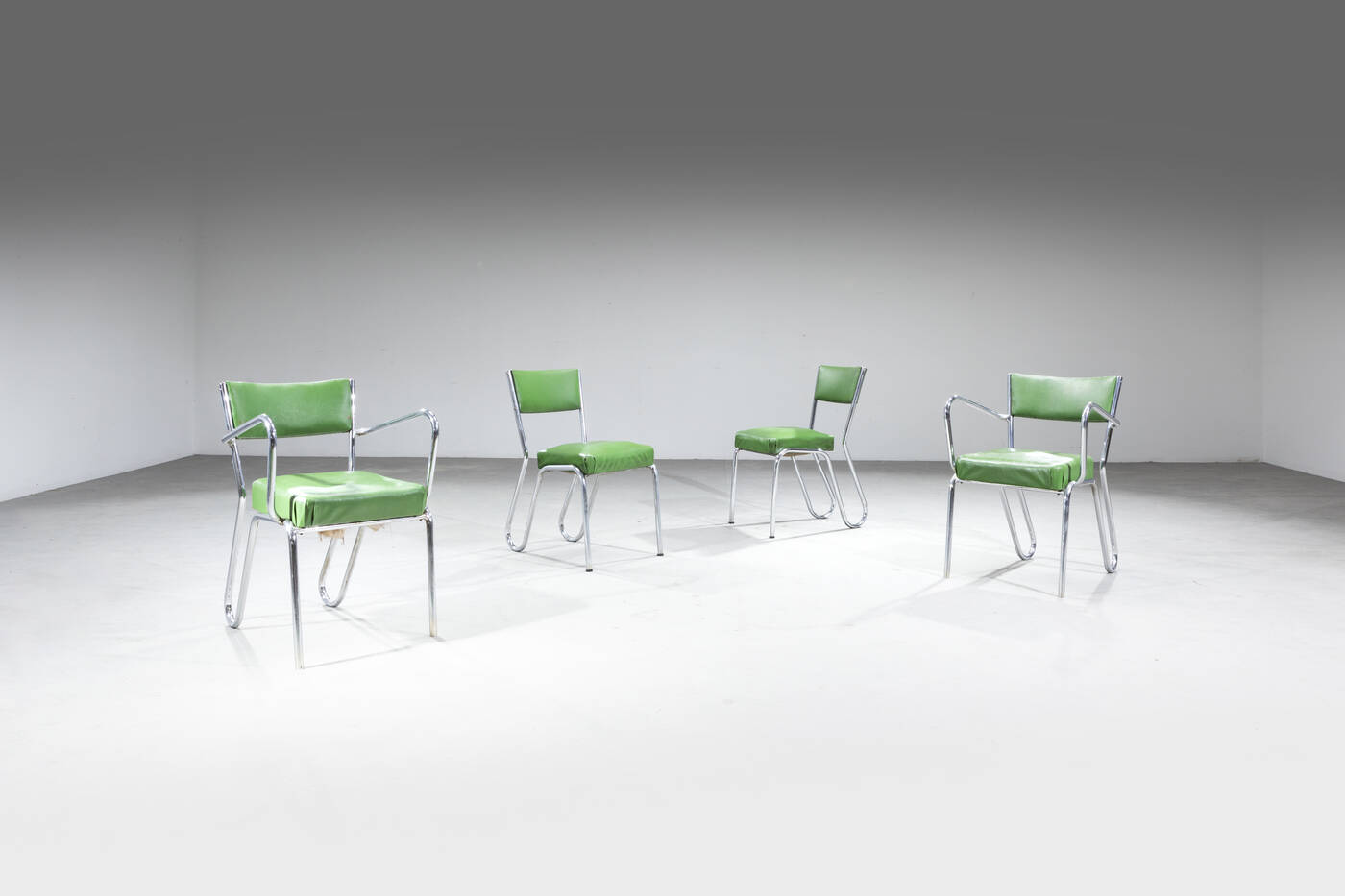 MUSSO ARREDAMENTO - Coppia di poltroncine e coppia di sedie