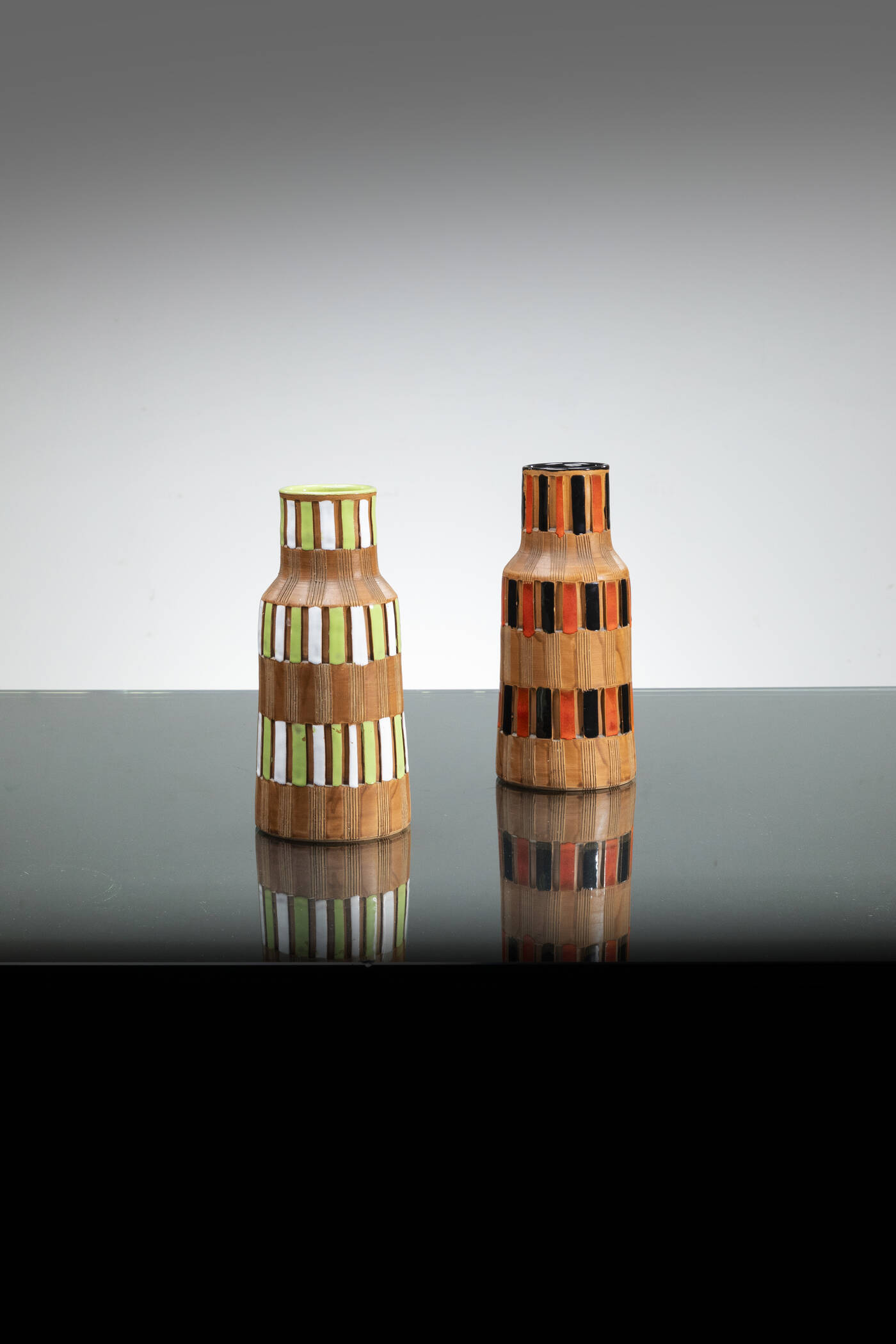 FANCIULLACCI FRATELLI - Coppia di vasi portafiori