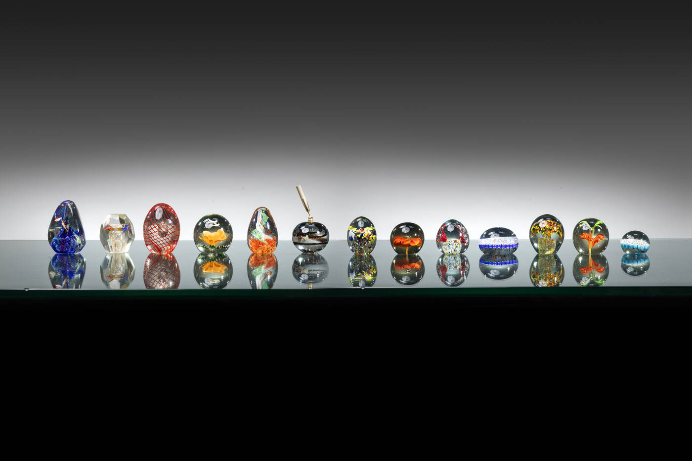 PRODUZIONE MURANESE - Set di tredici fermacarte