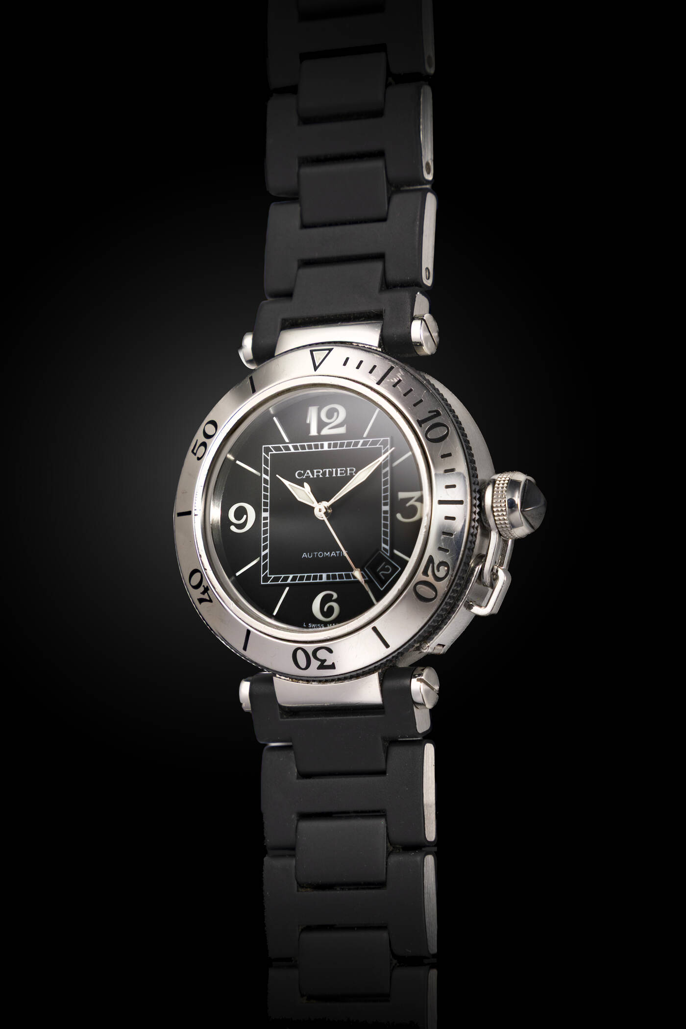 CARTIER - Mod. “Pasha Seatimer”, ref.2790, anno 2007 circa