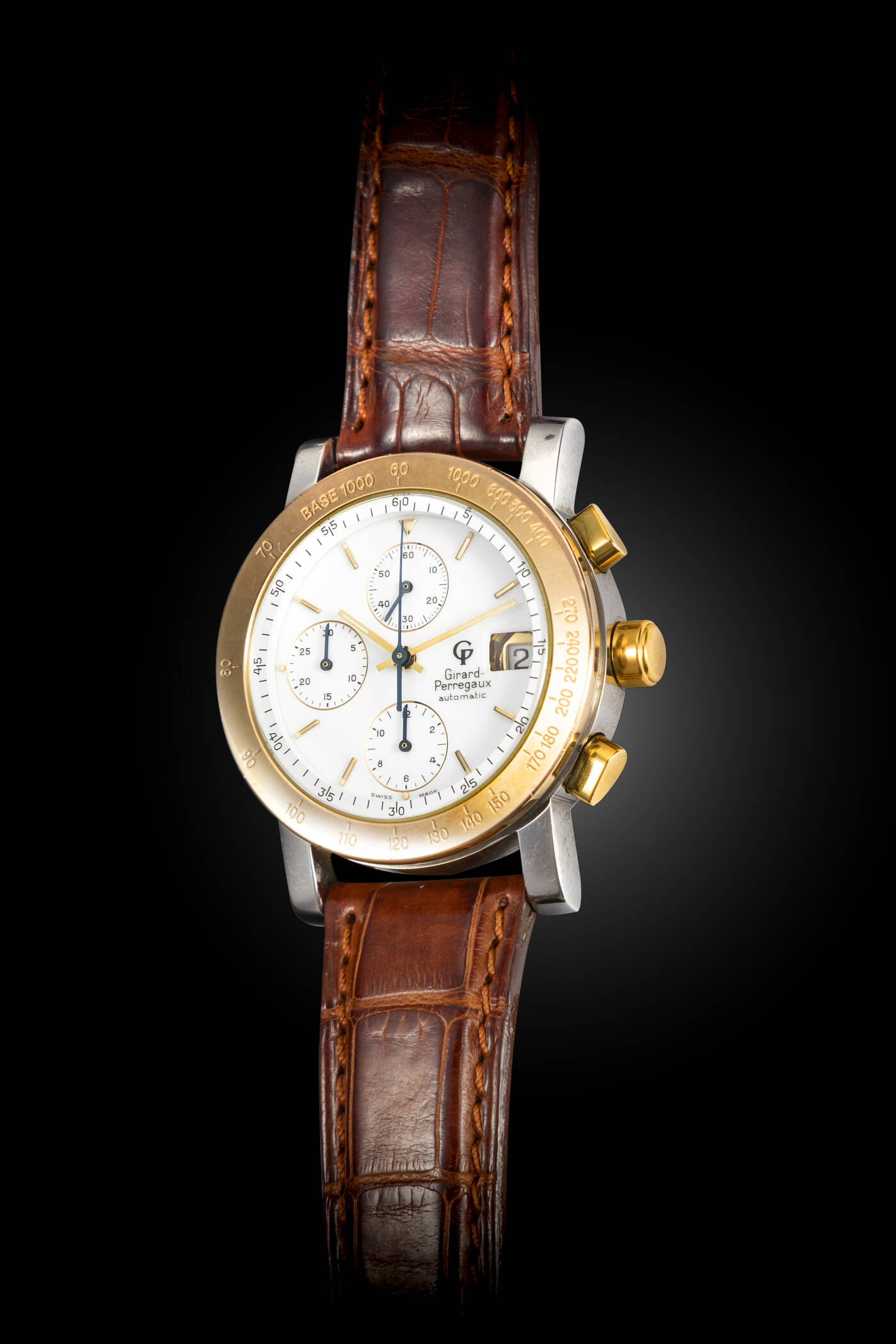 GIRARD PERREGAUX - Mod.”Chronograph”, ref. 7000GBM, anni '90