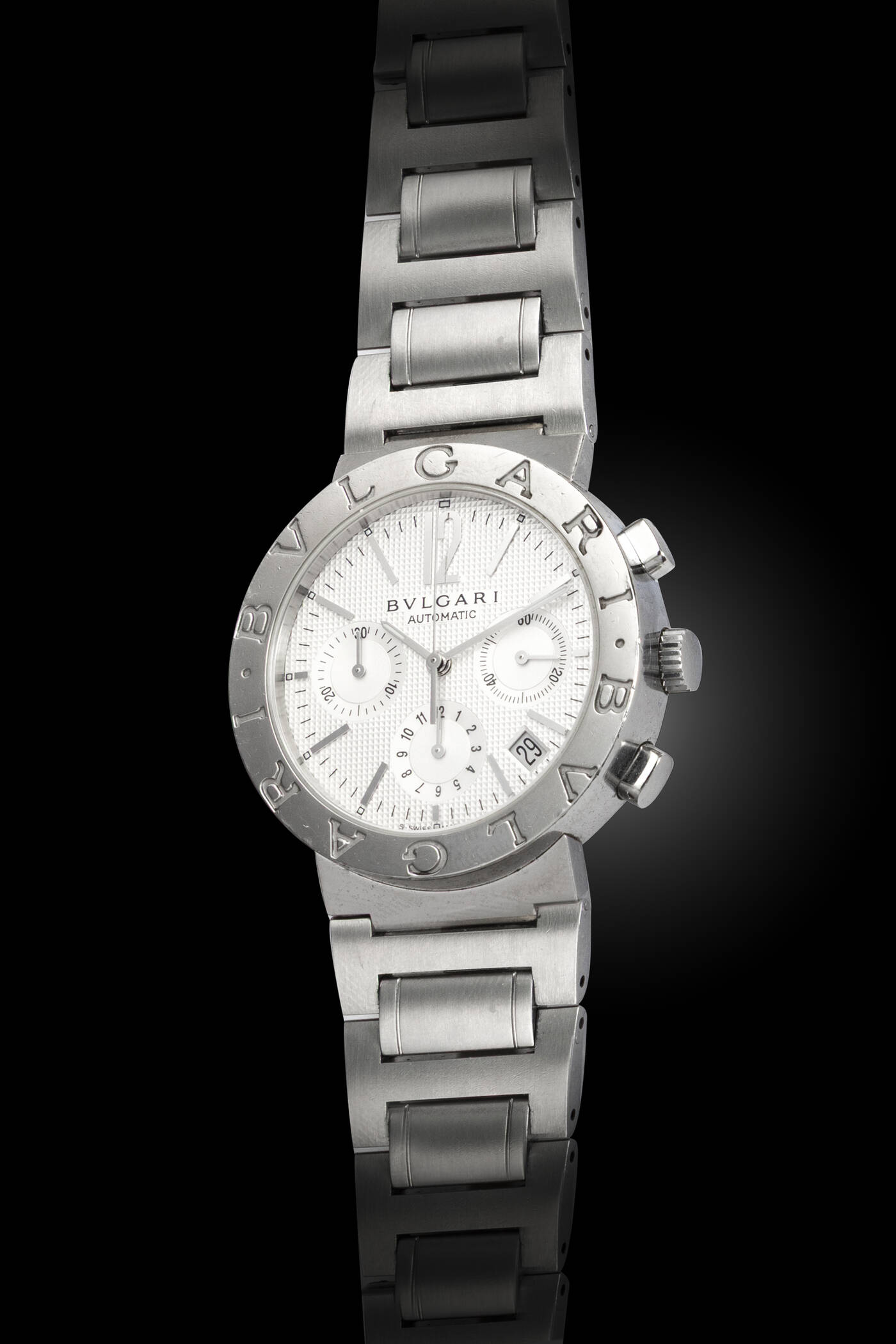 BULGARI - Mod.”Chronograph”, ref.bb38ssch, anni 2000