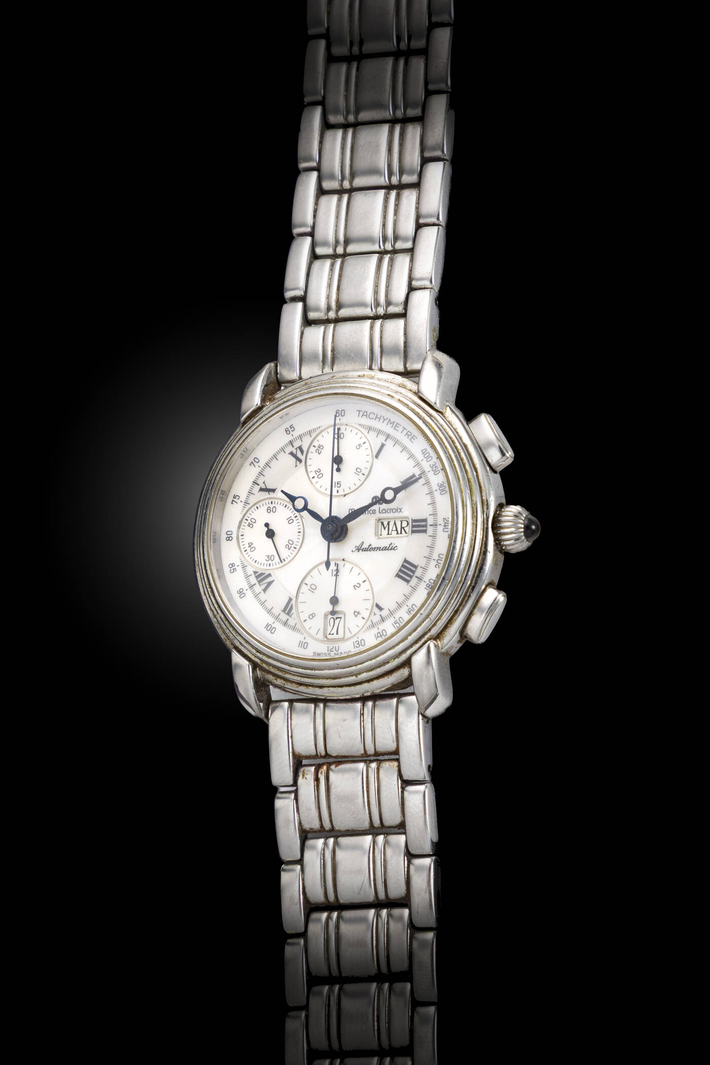 MAURICE LACROIX - Mod. 'Chronograph', ref.67413, anni '90