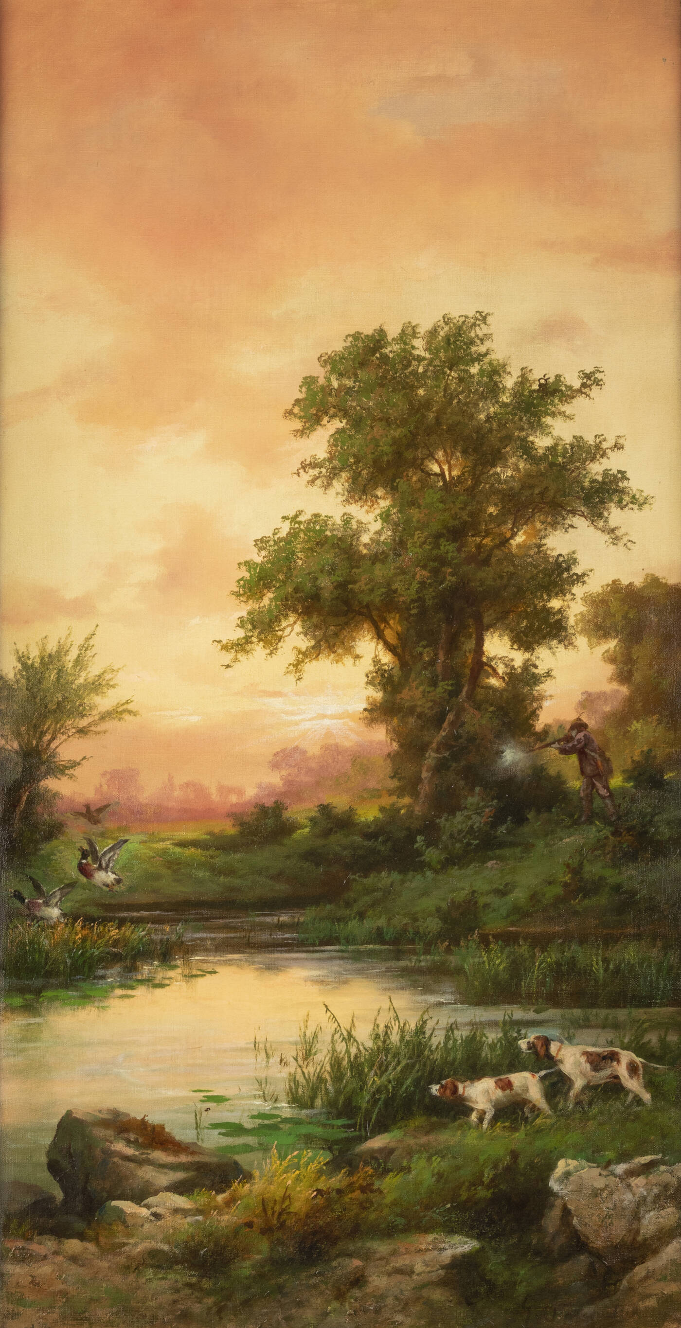 GIUSEPPE FALCHETTI - 'Scena di caccia'