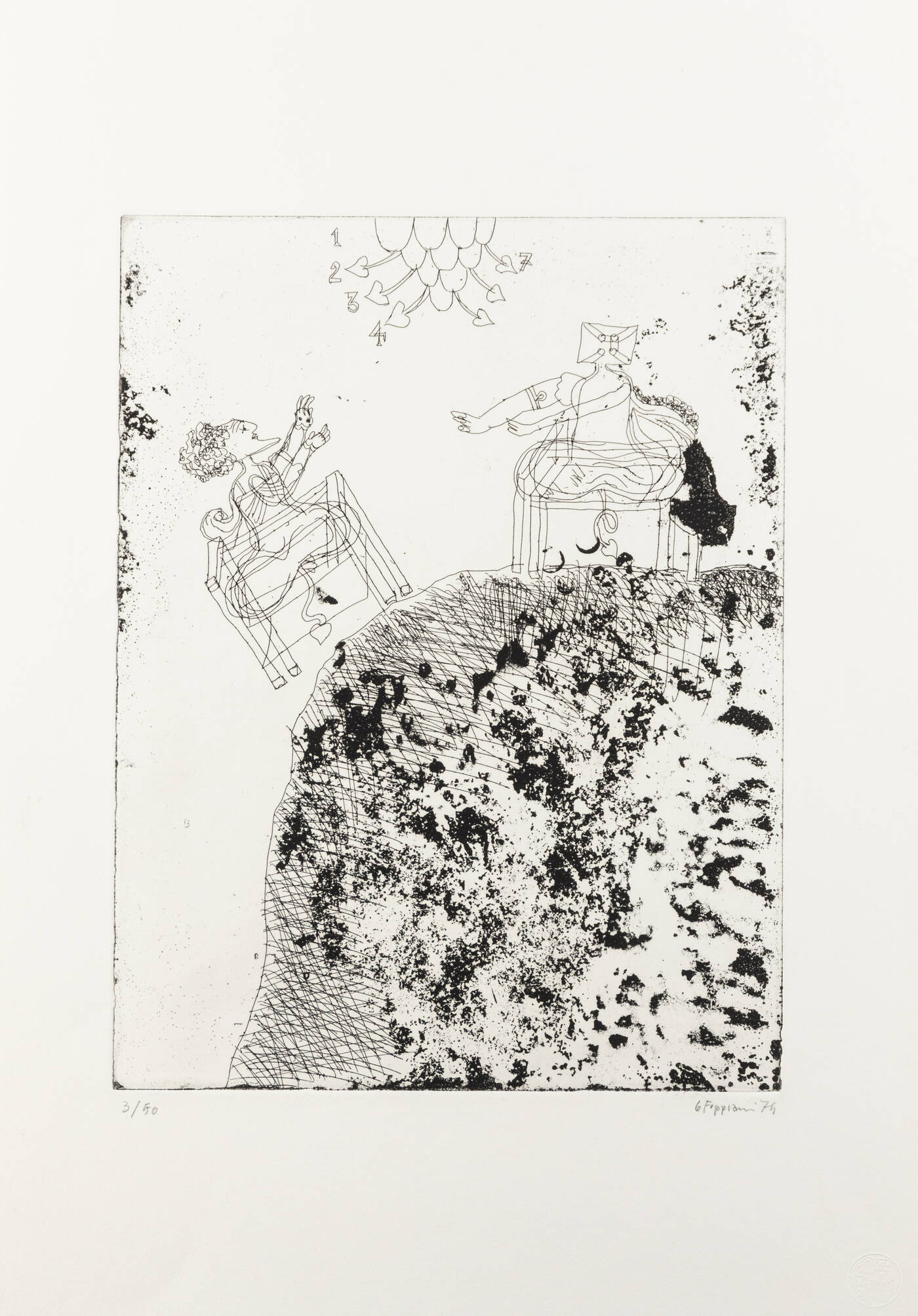 GUSTAVO FOPPIANI - 'Senza titolo', 1974