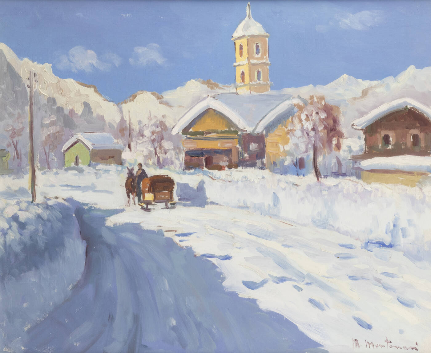 MICHELE MONTANARI - 'Challant, Aosta'