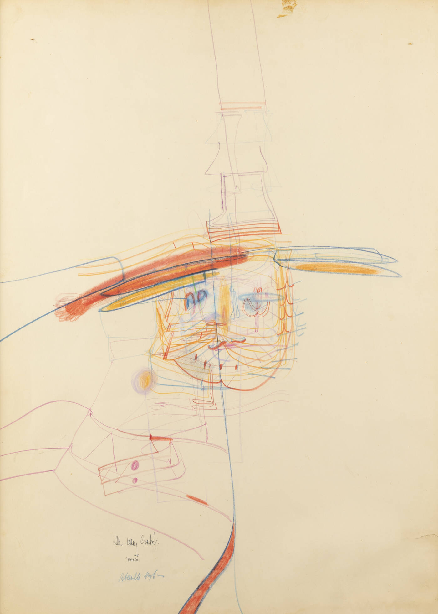 BEPPE DEVALLE - 'Senza titolo', 1962