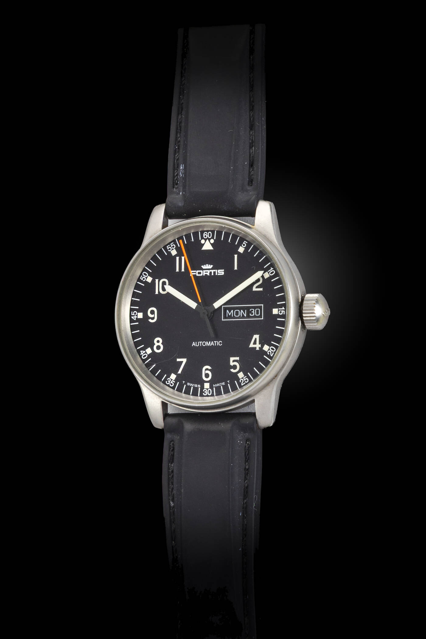 FORTIS - Mod. “Flieger Day Date“, ref.59522158 anni 2000