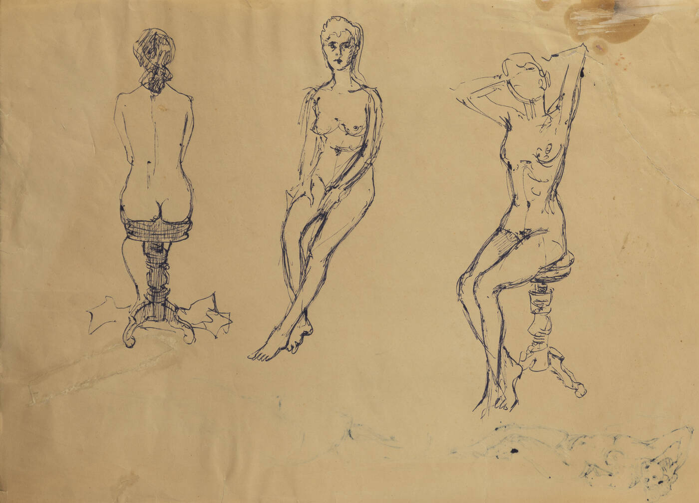 ITALO CREMONA - 'Nudo femminile'