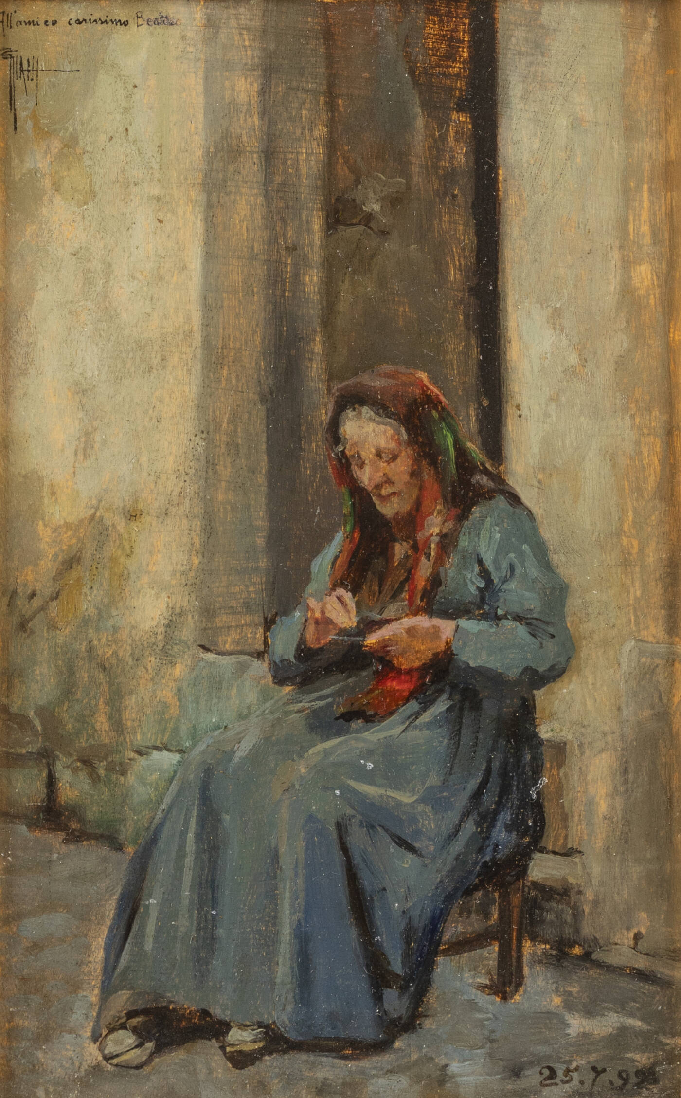 GIOVANNI GIANI - 'Lavoro all'uncinetto', 25.7.92