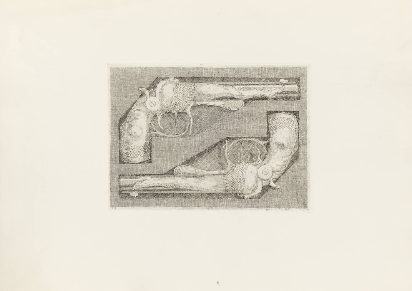 ITALO CREMONA - 'Pistole in astuccio', 1970