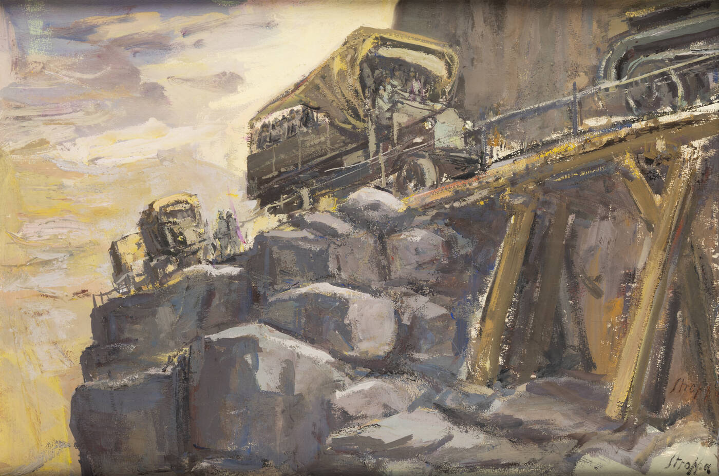 LEONARDO STROPPA - 'Camion militari'