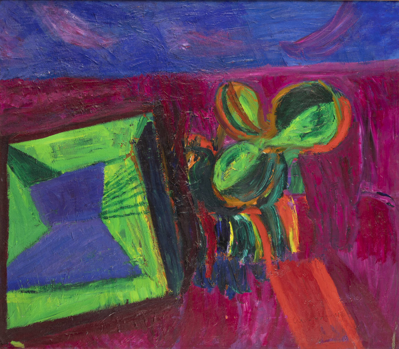 BRUNO CASSINARI - 'Fiori di sera (La finestra di Missaglia)' 1990