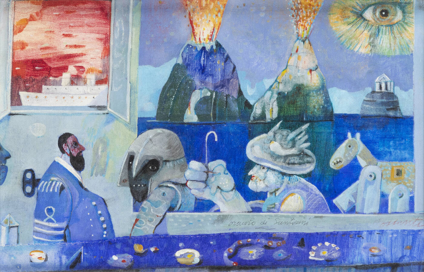 ANTONIO POSSENTI - 'Oracolo di Santorini' 1983<br>