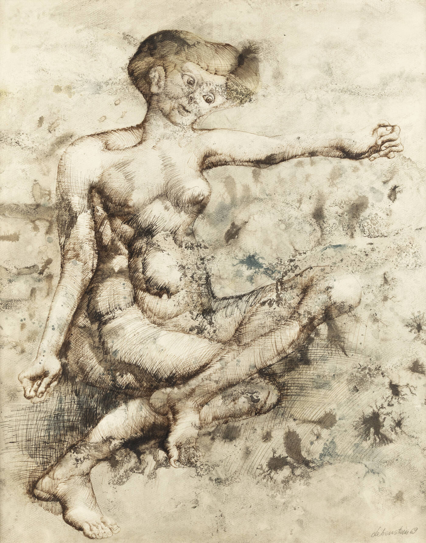 JAN LEBENSTEIN - 'Reste des scripules 2' 1969