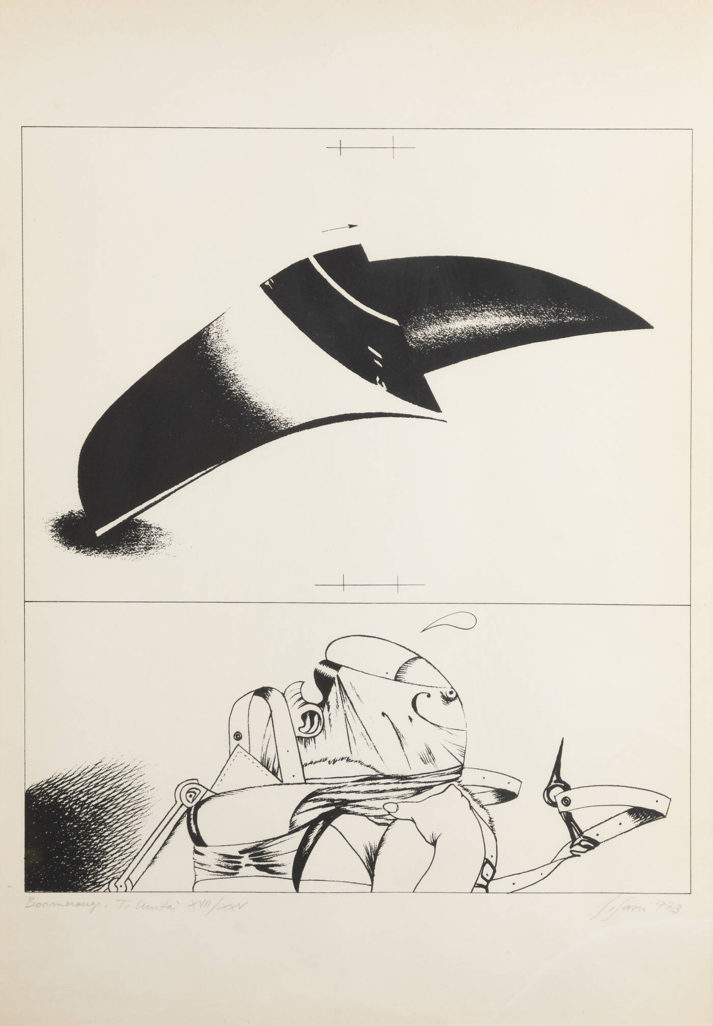 SERGIO SARRI - 'Boomerang. T. Unità' 1973