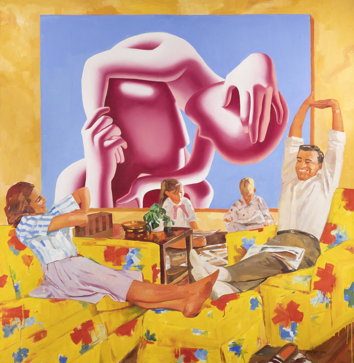 MARK KOSTABI - 'Recent acquisition', 1991
