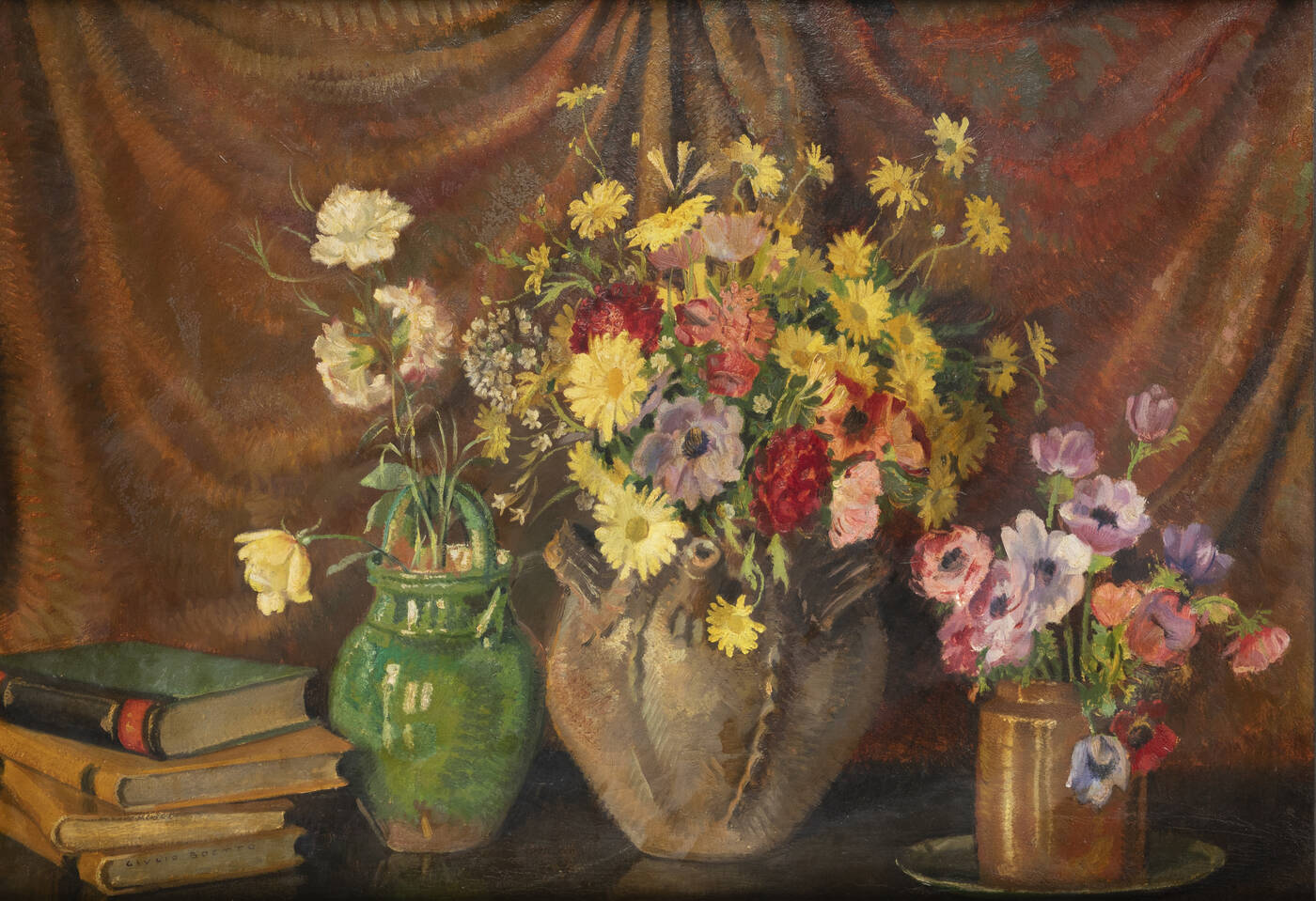 GIULIO BOETTO - 'Natura morta con fiori'