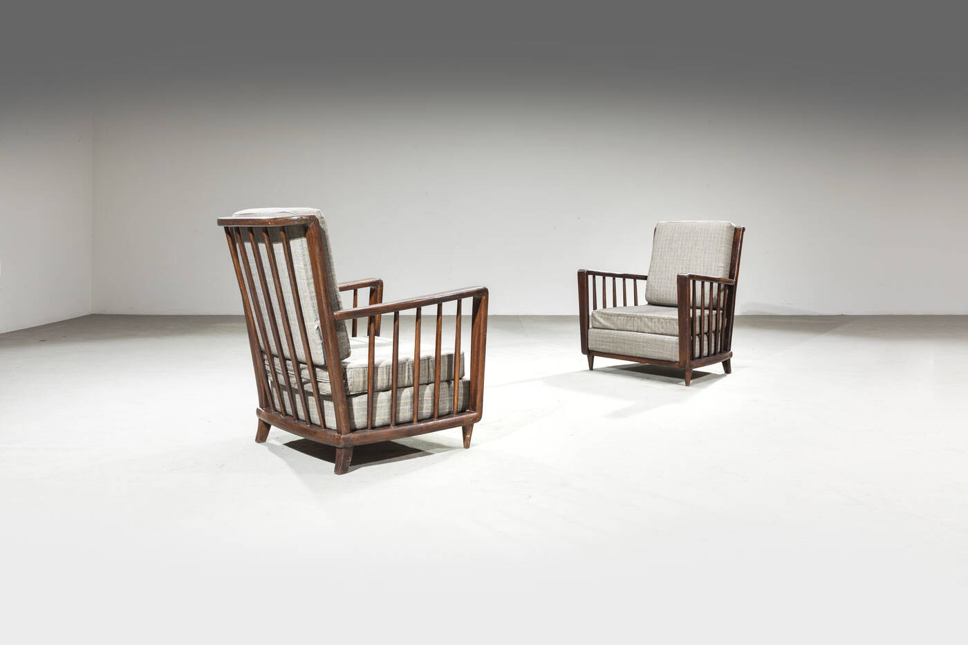 PAOLO BUFFA, nello stile di - Coppia di poltrone 