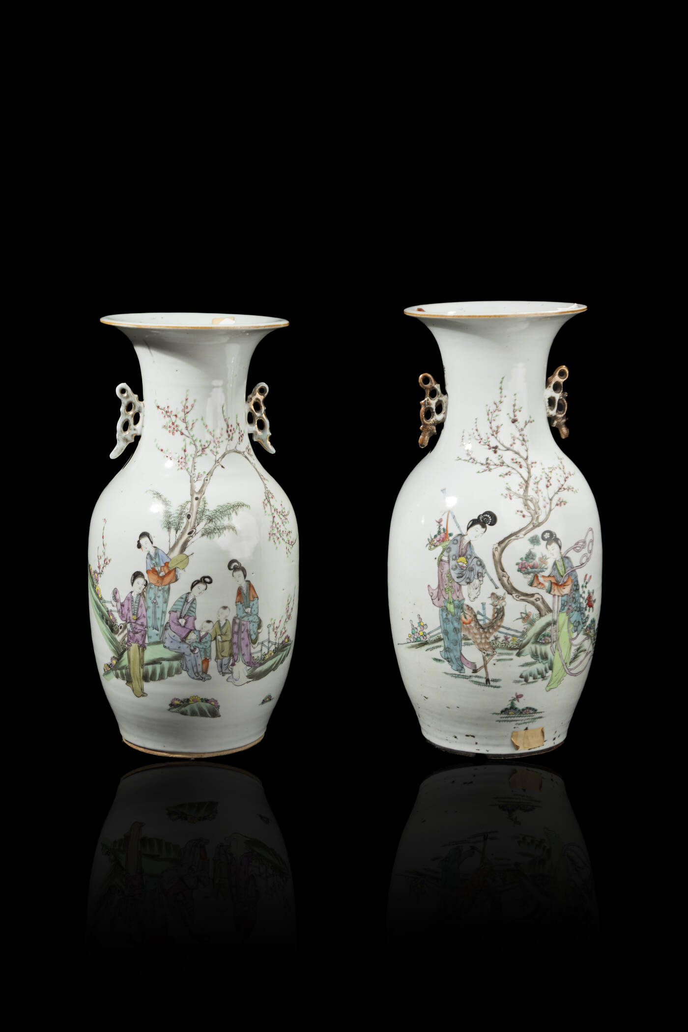 PAIR OF VASES