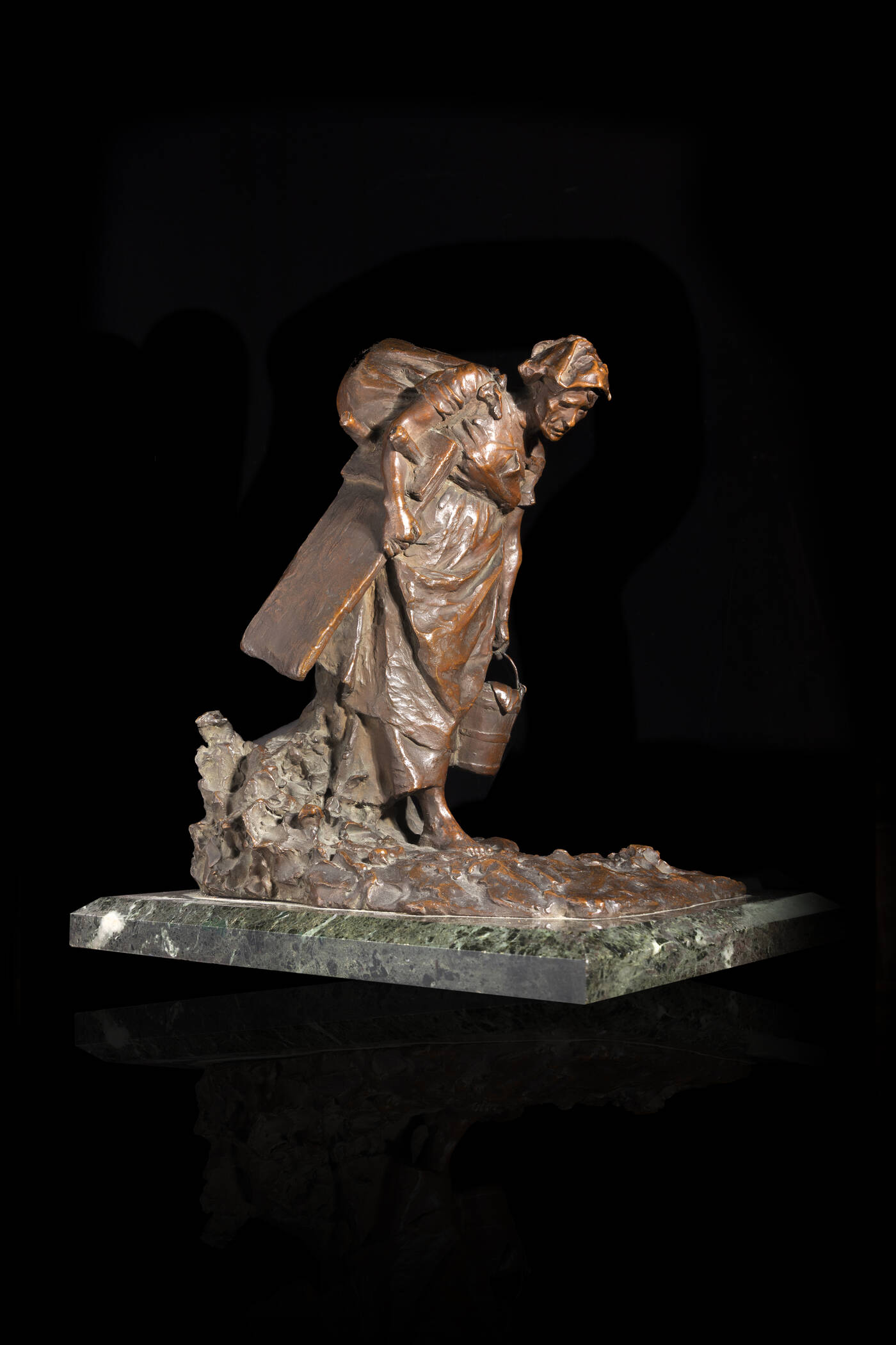 CESARE REDUZZI - ''Al torrente'' (1895)