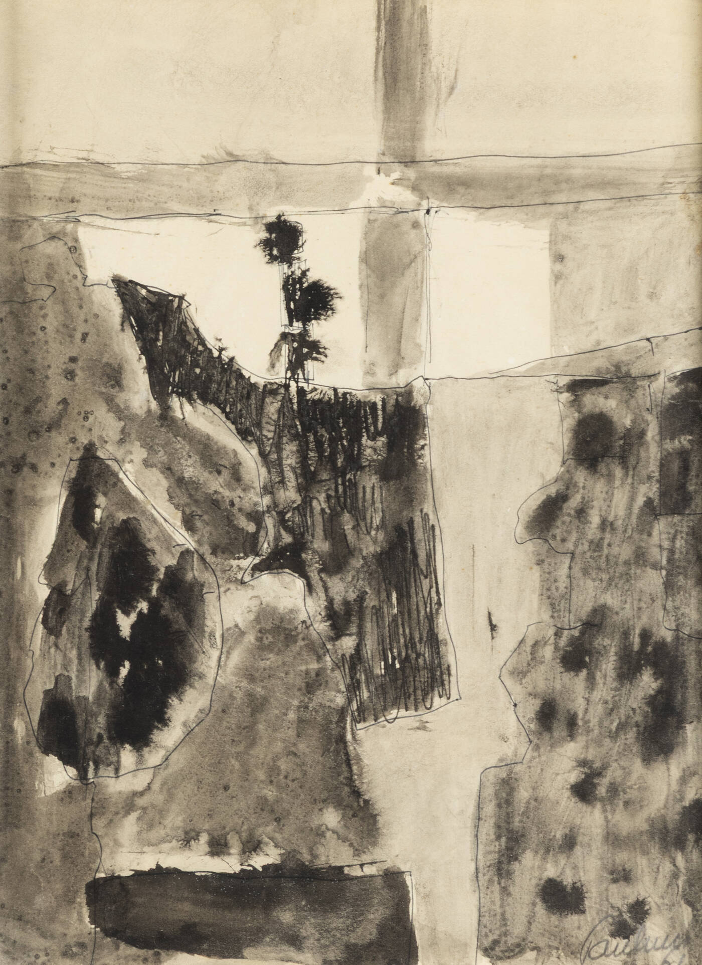 ENRICO PAULUCCI - 'Senza titolo' 1961