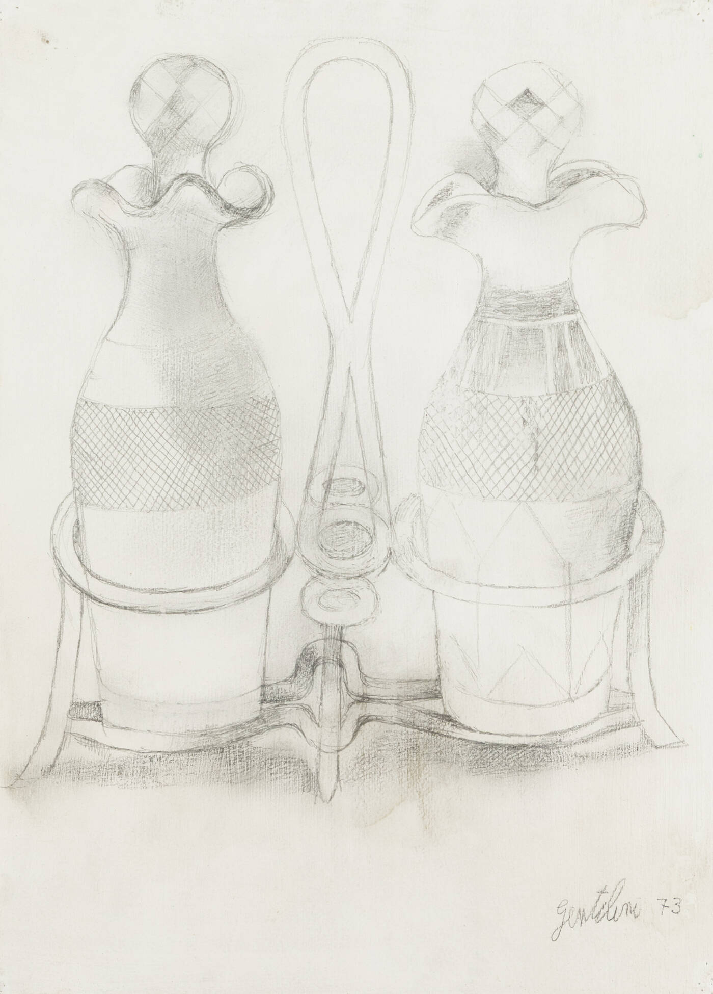 FRANCO GENTILINI - 'Le ampolline'  o 'L'oliera' 1973