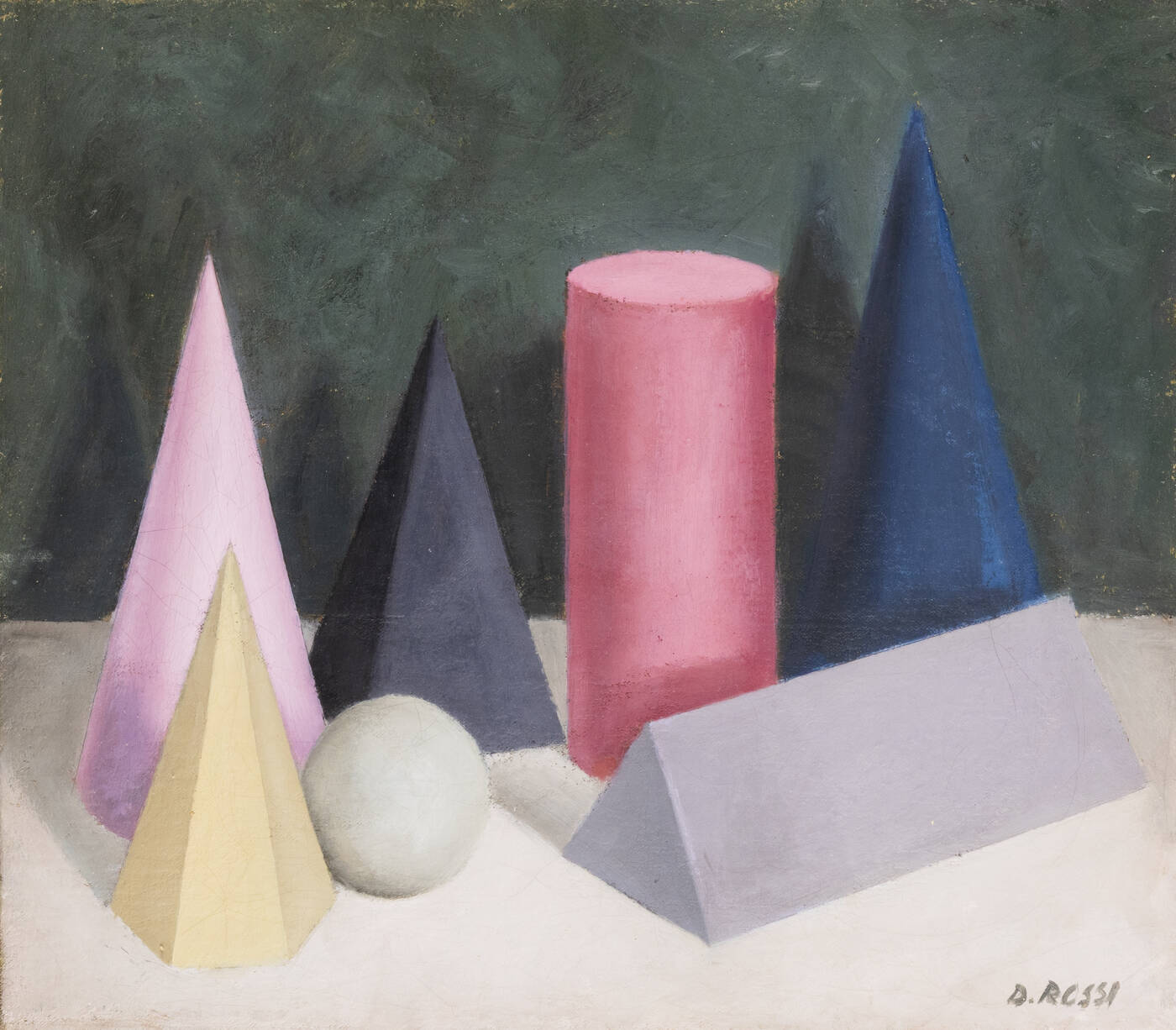 DANTE ROSSI - 'Natura morta. Solidi'