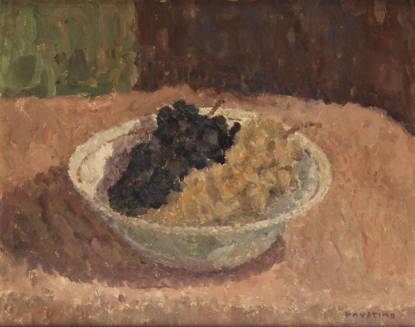 EMANUELE LAUSTINO - 'Grappoli e ciotola bianca' 1979