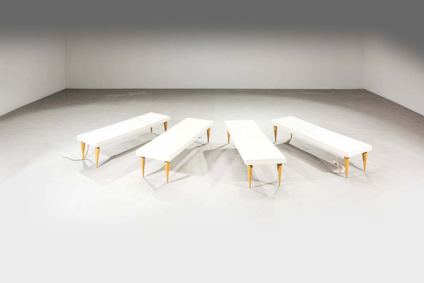 MAURO OLIVIERI - Quattro tavolini retroilluminati