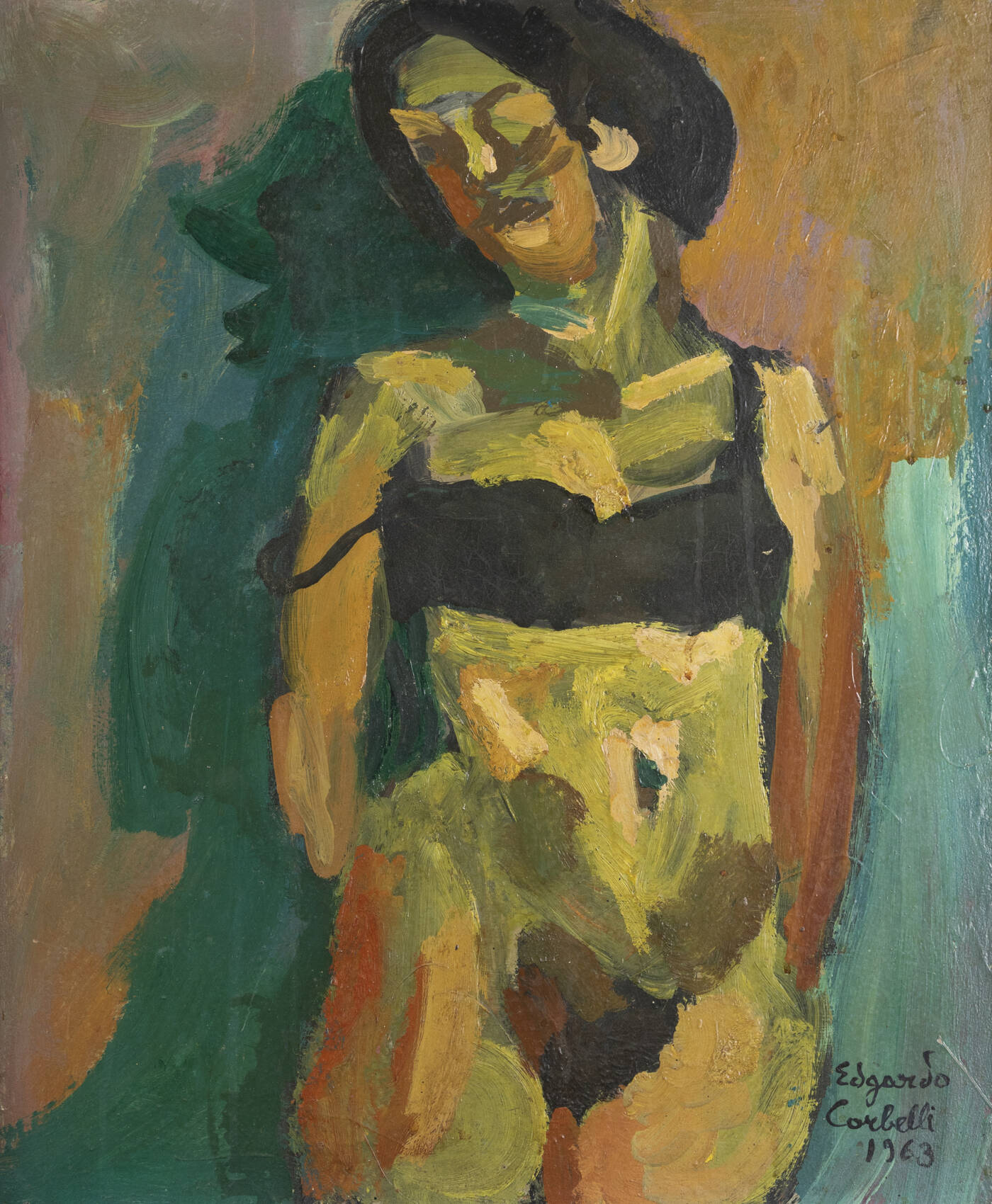 EDGARDO CORBELLI - 'Figura femminile' 1963