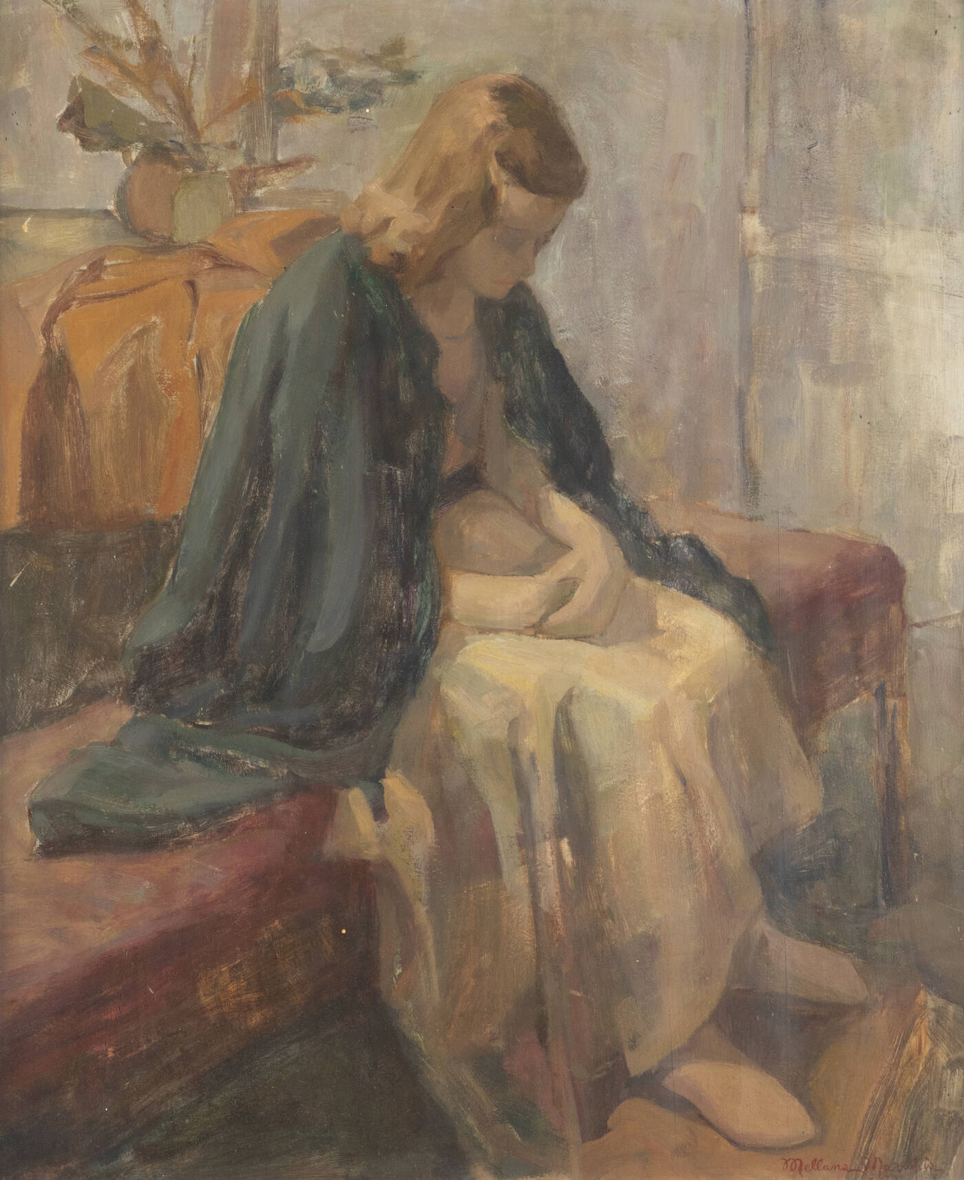 MARIA PIA MELLANA - 'Figura femminile assorta'