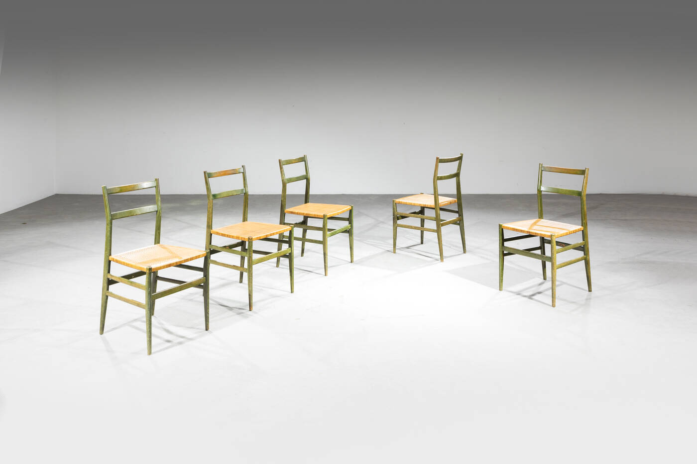 GIO PONTI - Cinque sedie