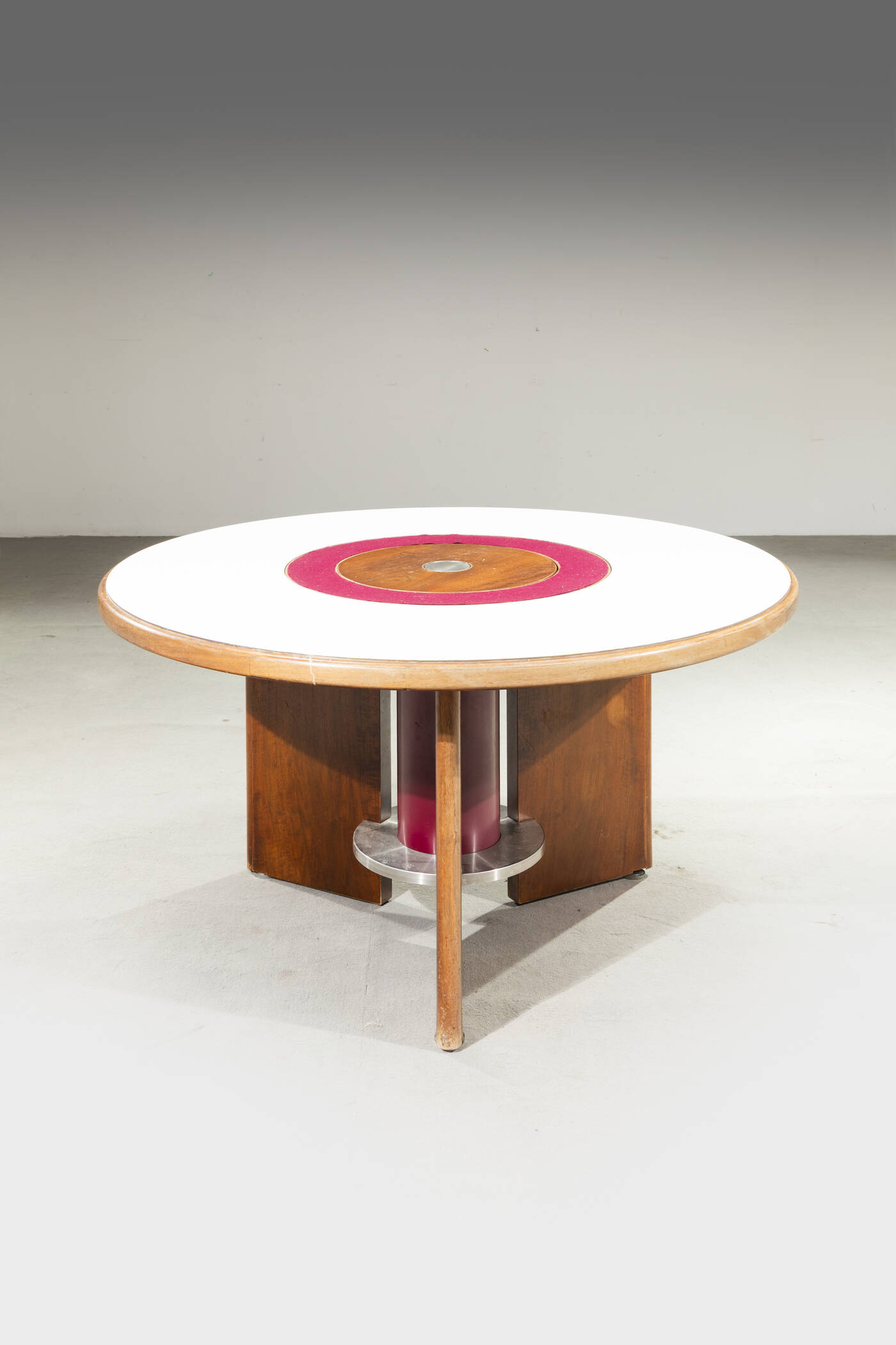 SILVIO COPPOLA - Tavolo rotondo con alzata centrale