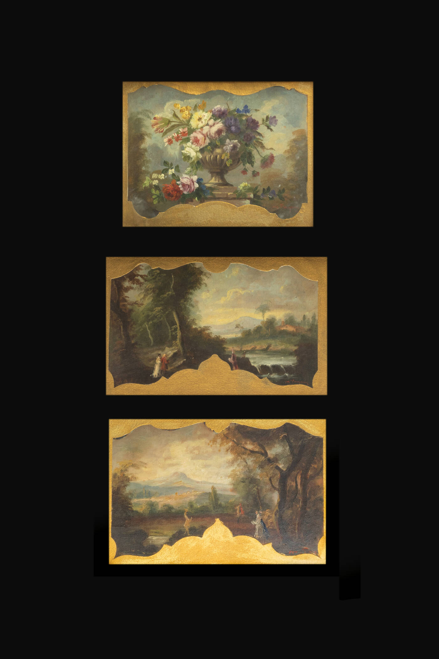 PITTORE ANONIMO - Lotto di tre studi