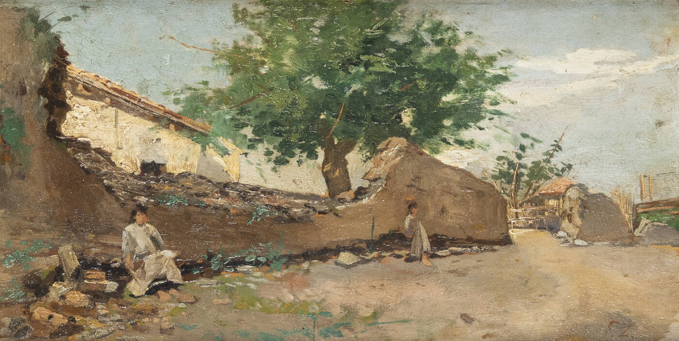 PITTORE NON IDENTIFICATO - 'Paesaggio'