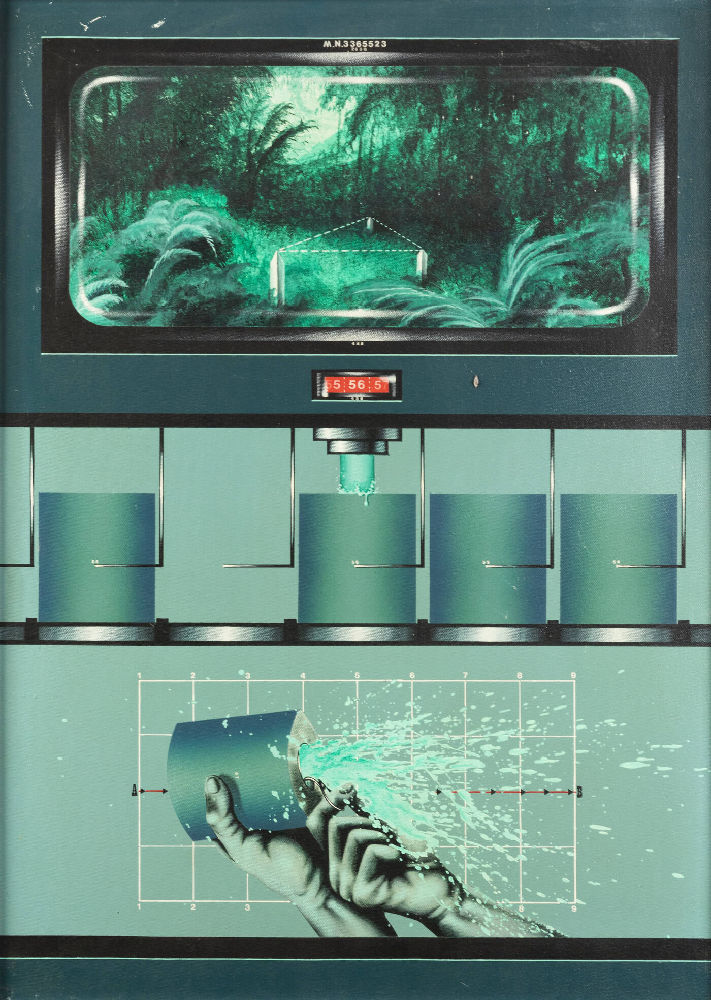 GERICO (GERI PIERO) - 'Consumazione n. 4'