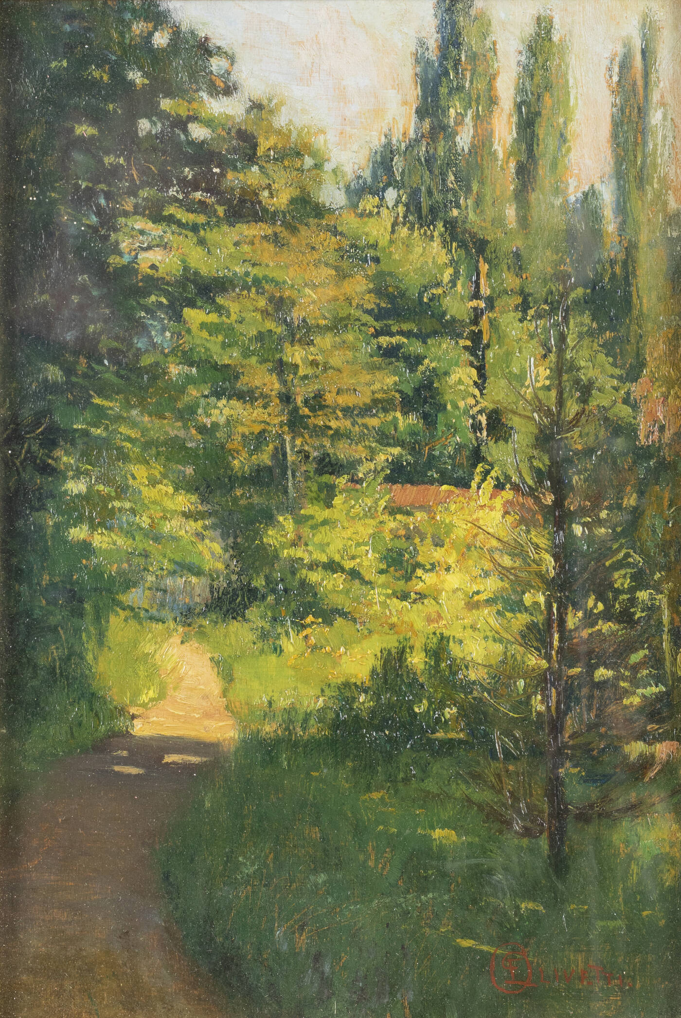 ERCOLE OLIVETTI - 'Paesaggio'