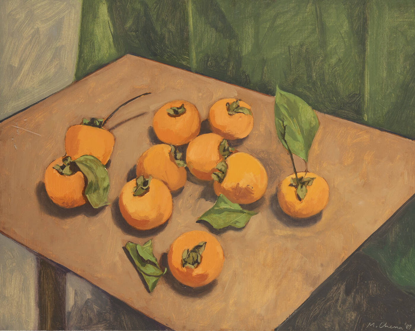 MAURO CHESSA - 'Tavolo con frutti' 1989