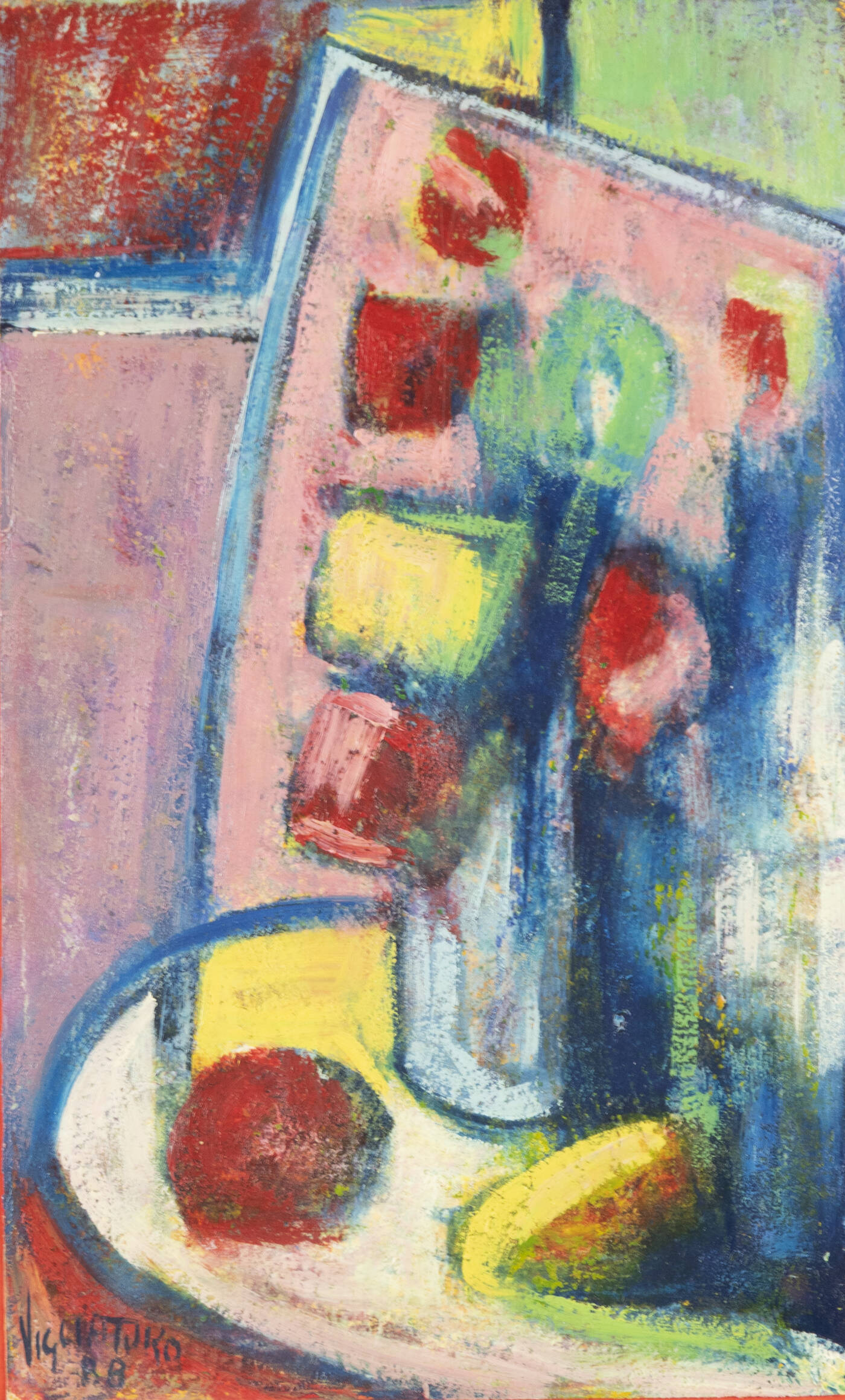 SILVIO VIGLIATURO - 'Natura morta' 1988