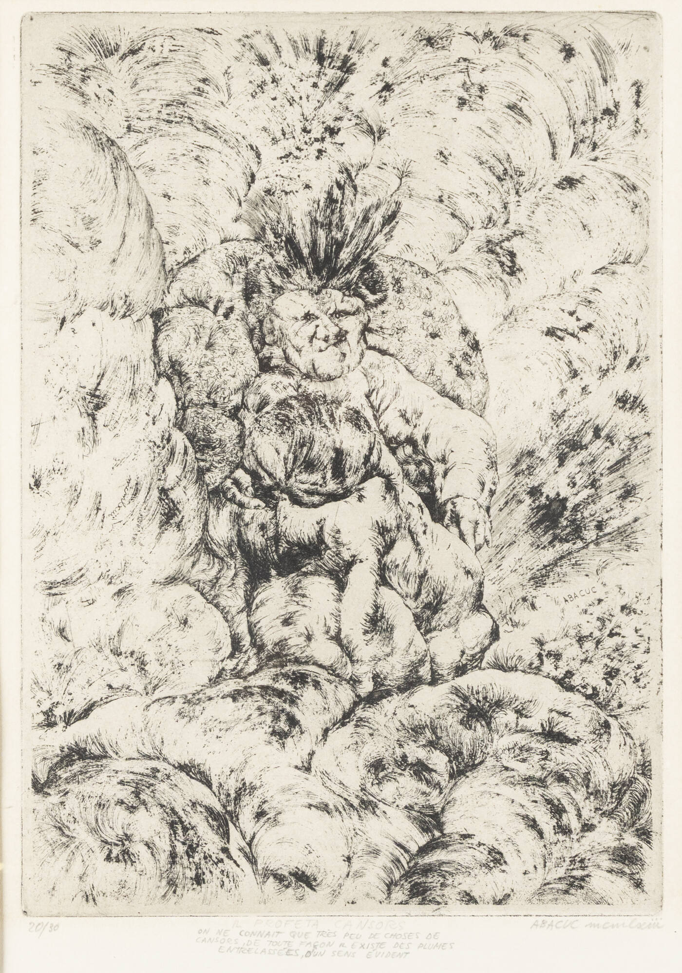 ABACUC (Silvano Gilardi) - 'Il profeta Cansors' 1963