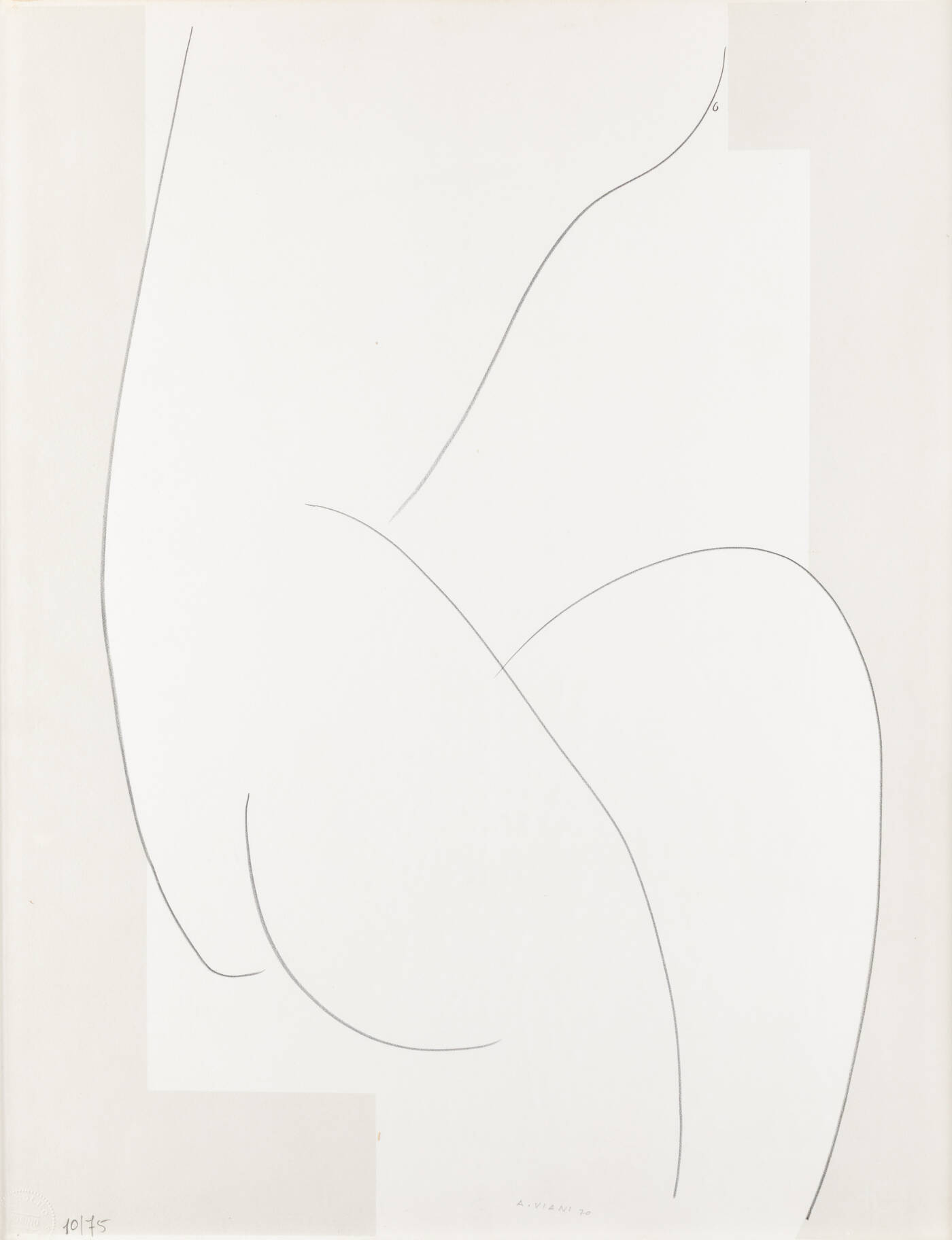 ALBERTO VIANI - 'Senza titolo' 1970