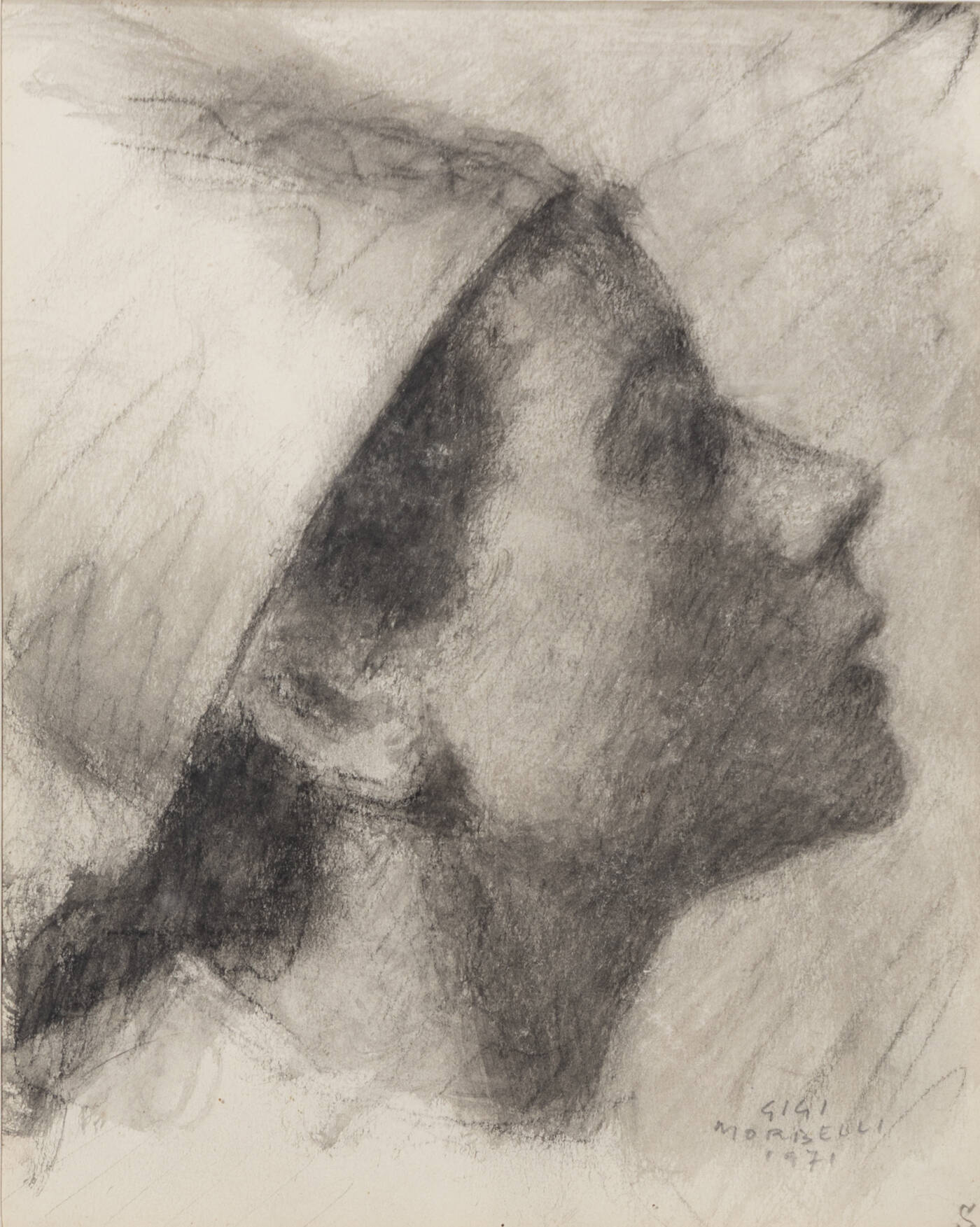 GIGI MORBELLI - 'Ritratto di profilo' 1971