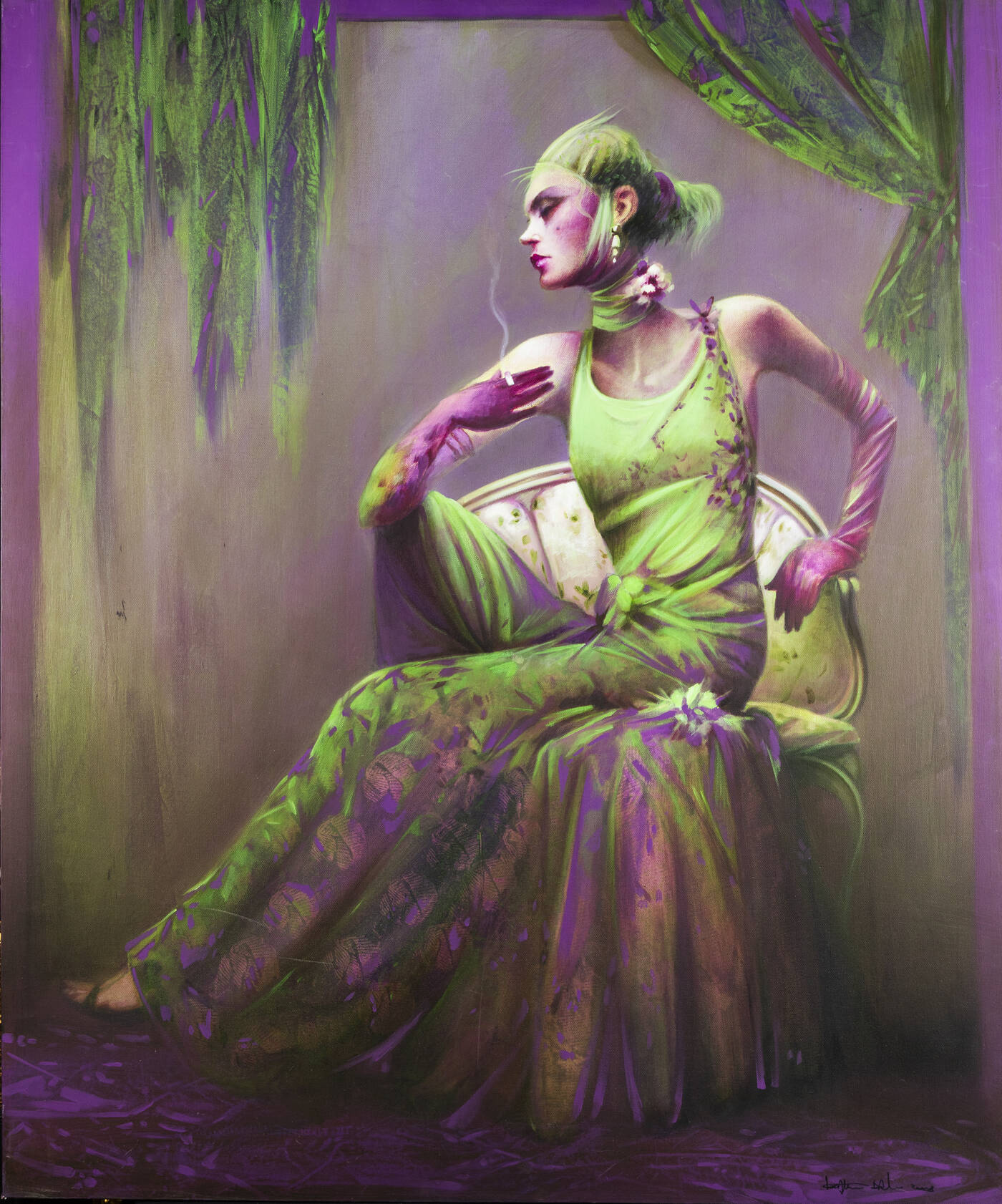 DAVIDE DE AGOSTINI - 'Viola-Verde' 2007